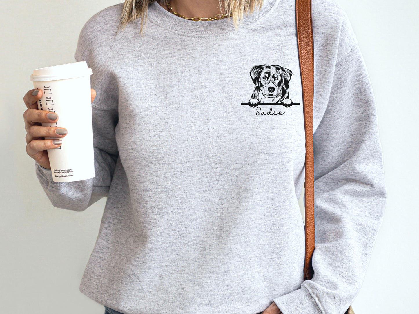 Personalized Bernese Mountain Dog Sweatshirt