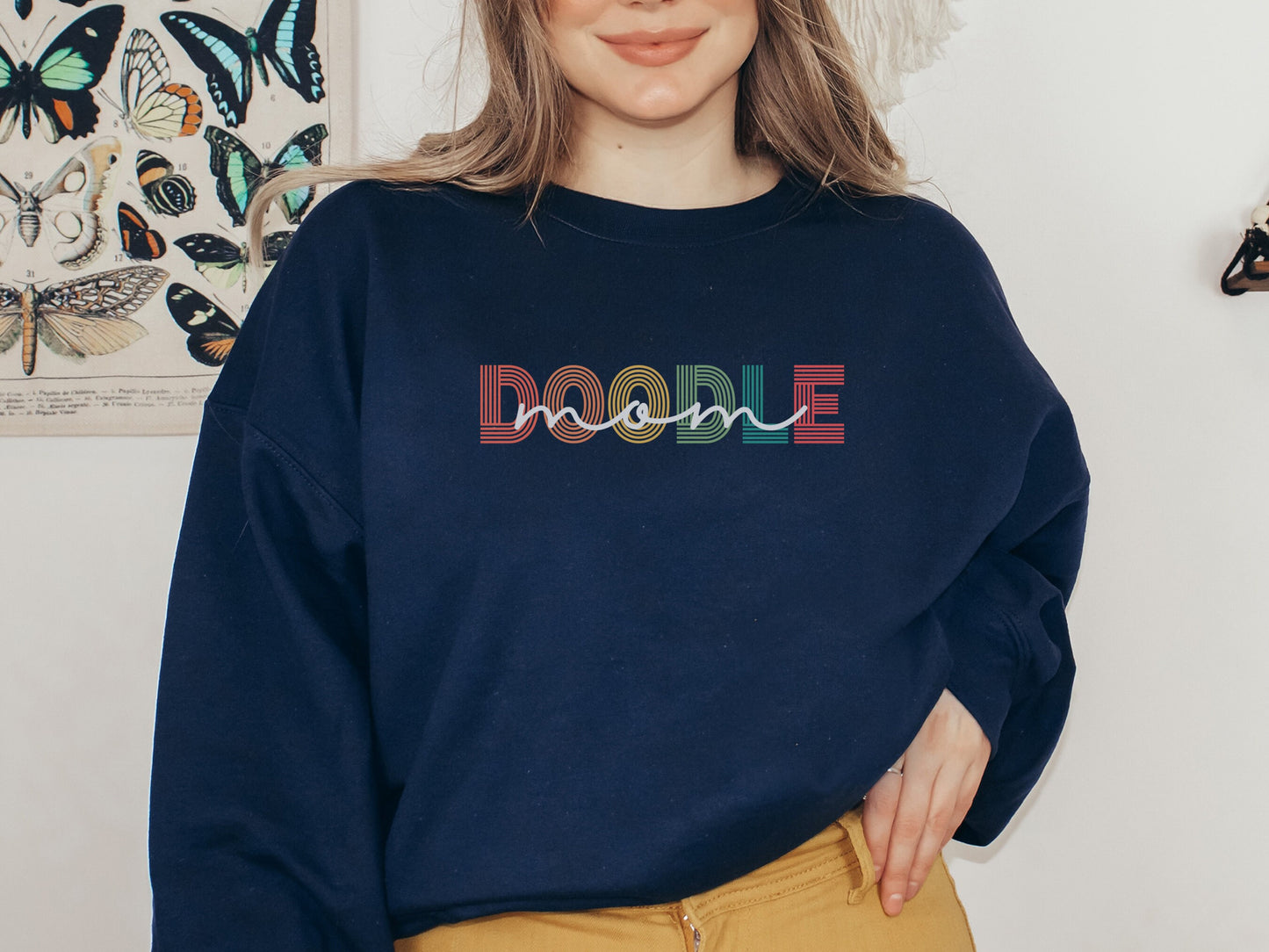 Retro Goldendoodle Mom Sweatshirt