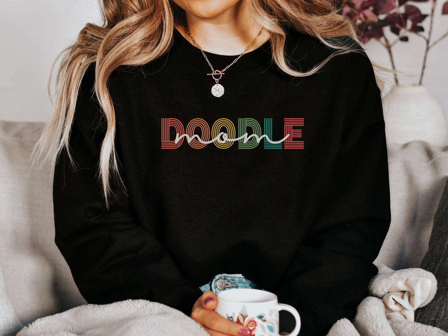 Retro Goldendoodle Mom Sweatshirt