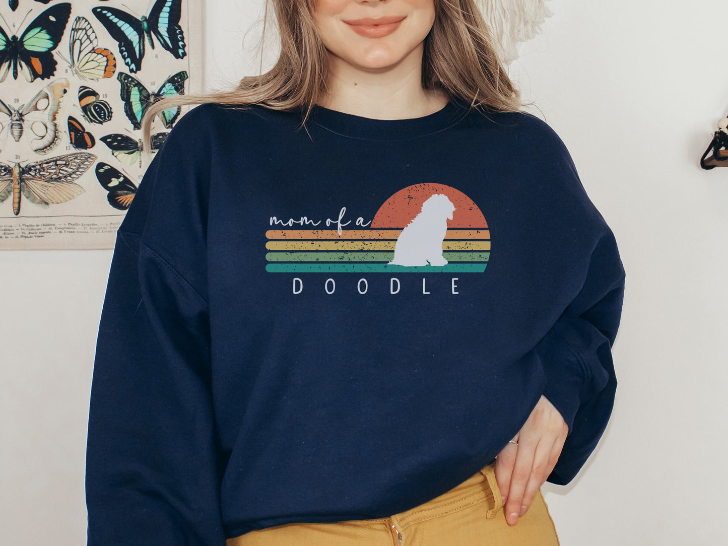 Vintage Goldendoodle Mom Sweatshirt