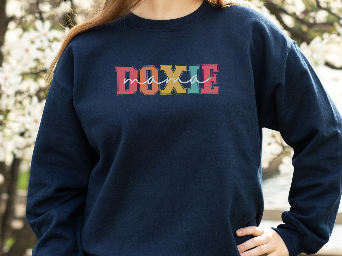 Retro Dachshund Mom Sweatshirt