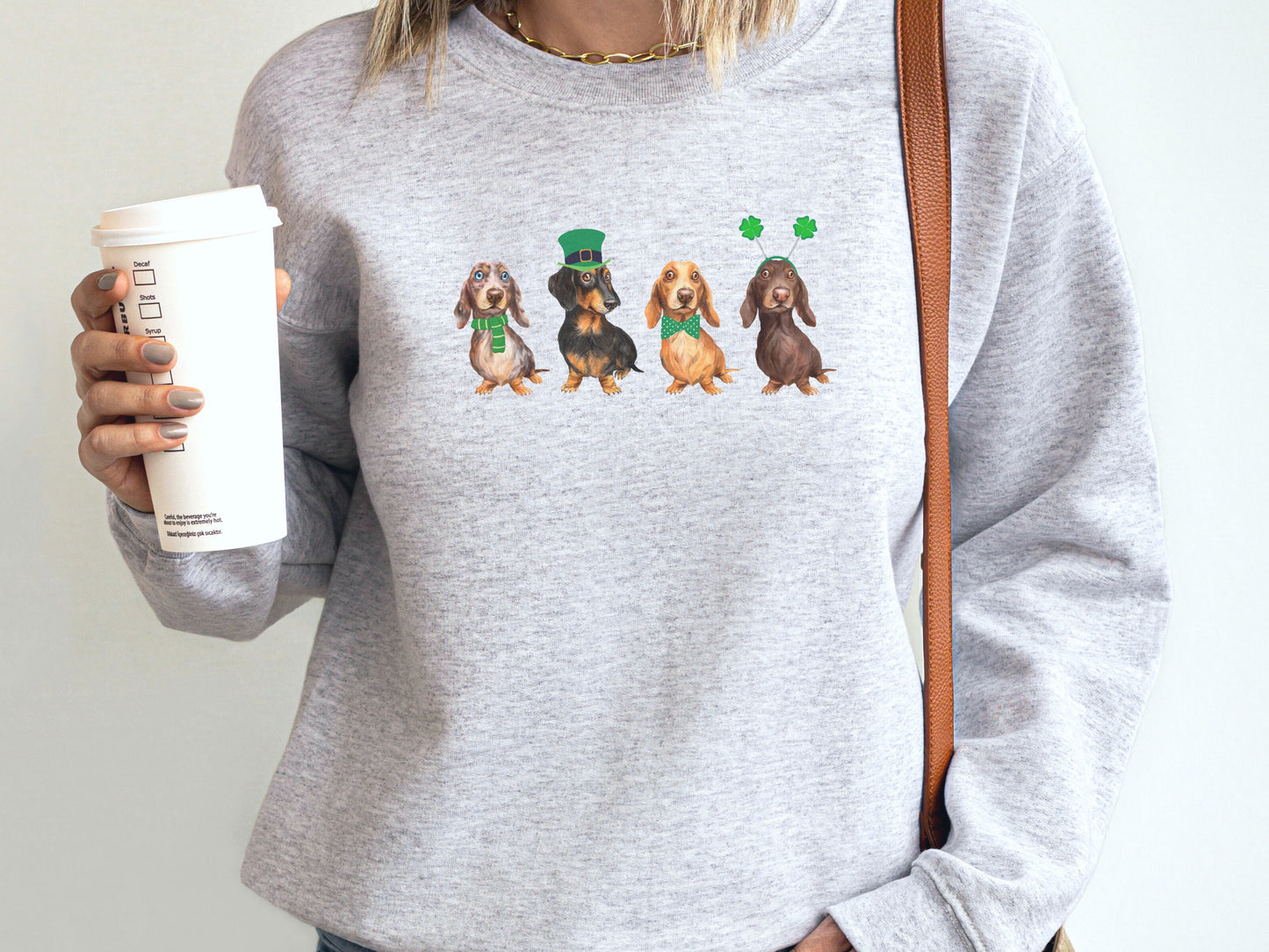 St Patricks Day Dachshund Sweatshirt