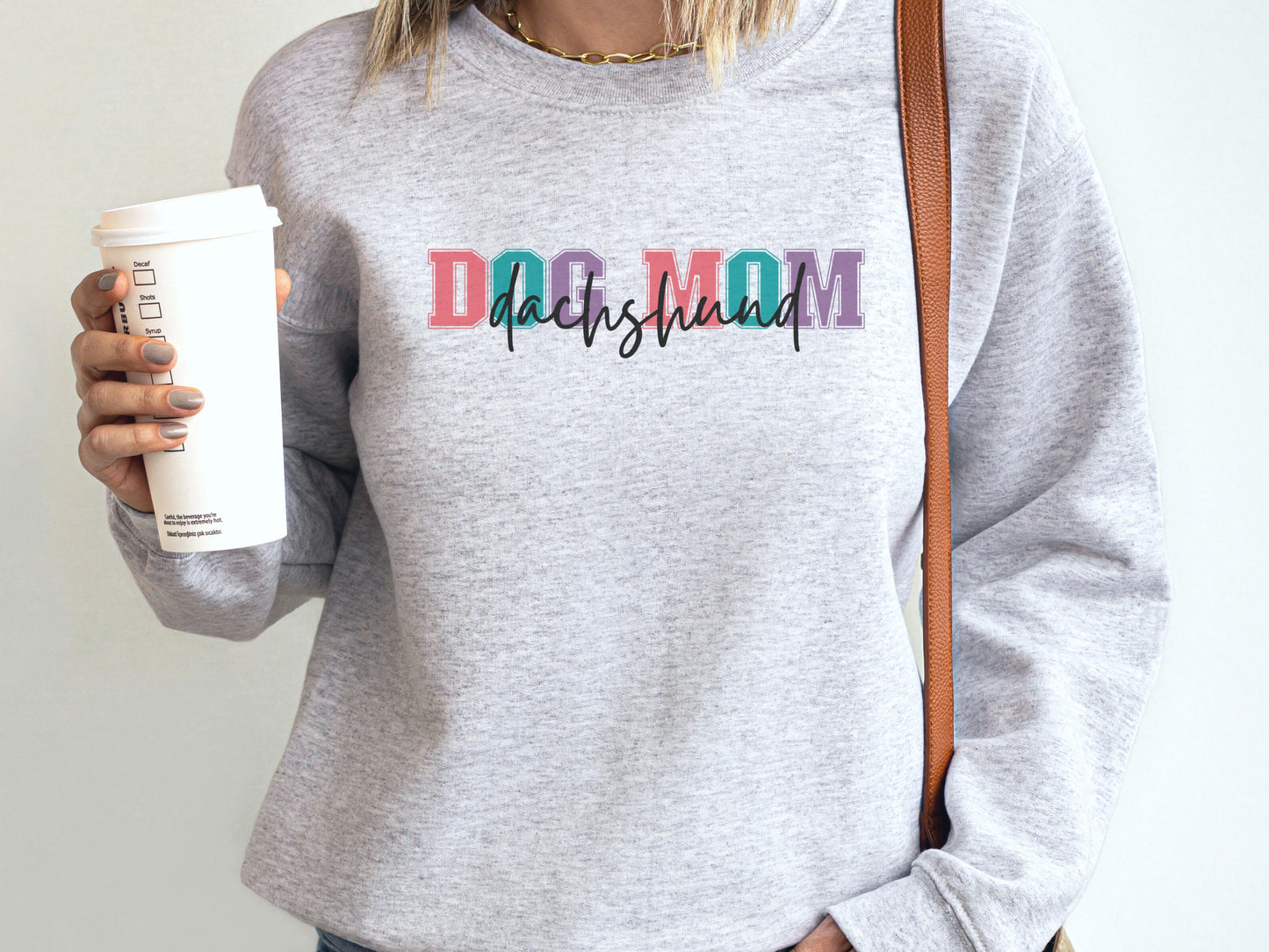 Retro Dachshund Mom Sweatshirt