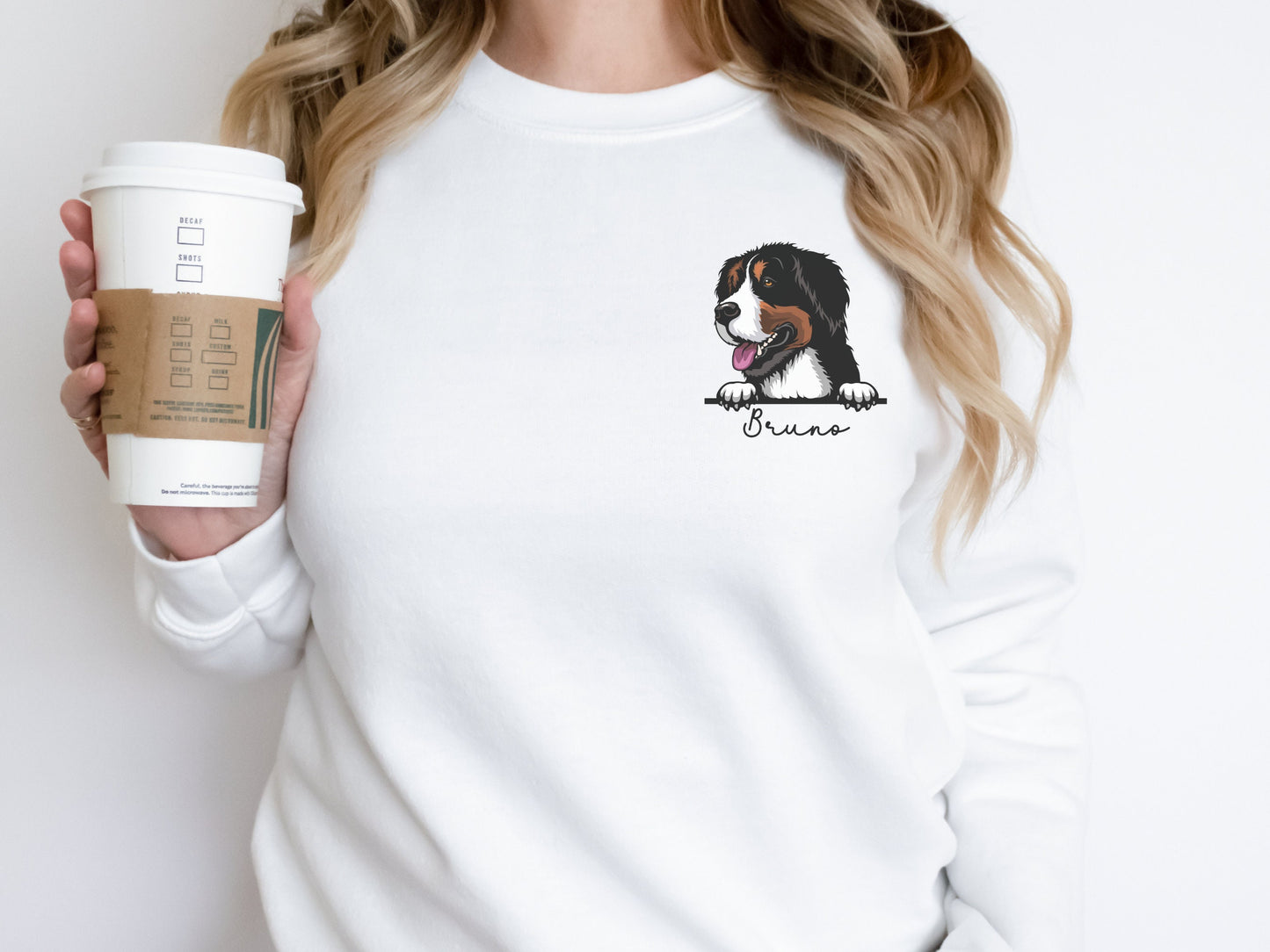 Personalized Bernese Mountain Dog Sweatshirt