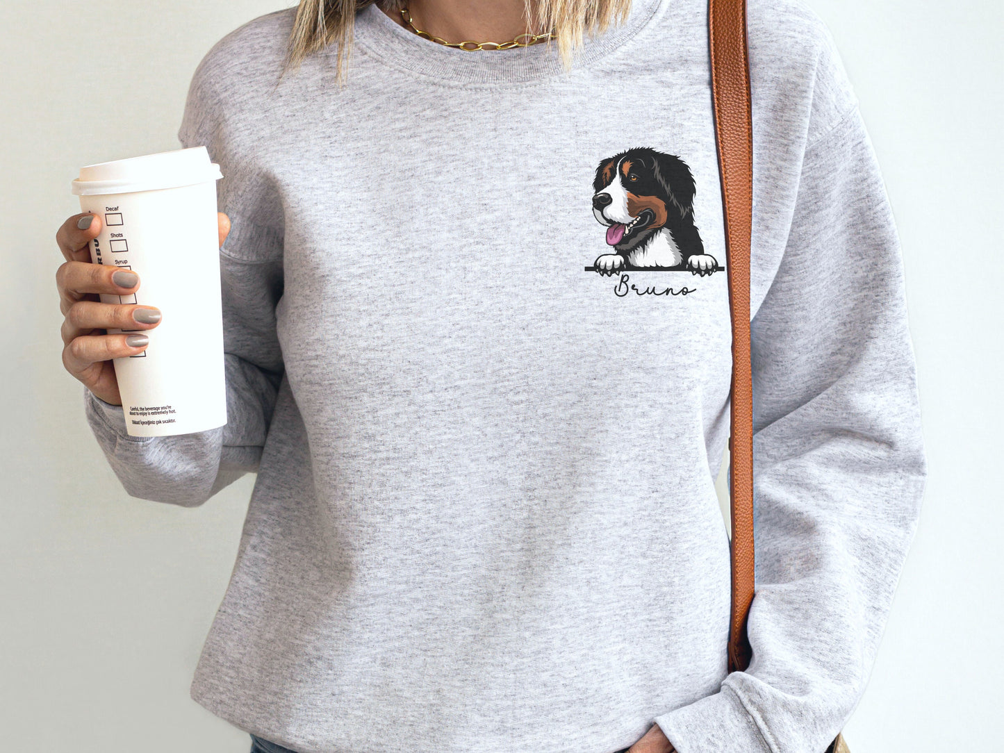 Personalized Bernese Mountain Dog Sweatshirt