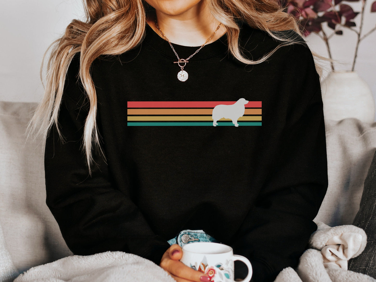 Retro Australian Shepherd Mom Sweatshirt