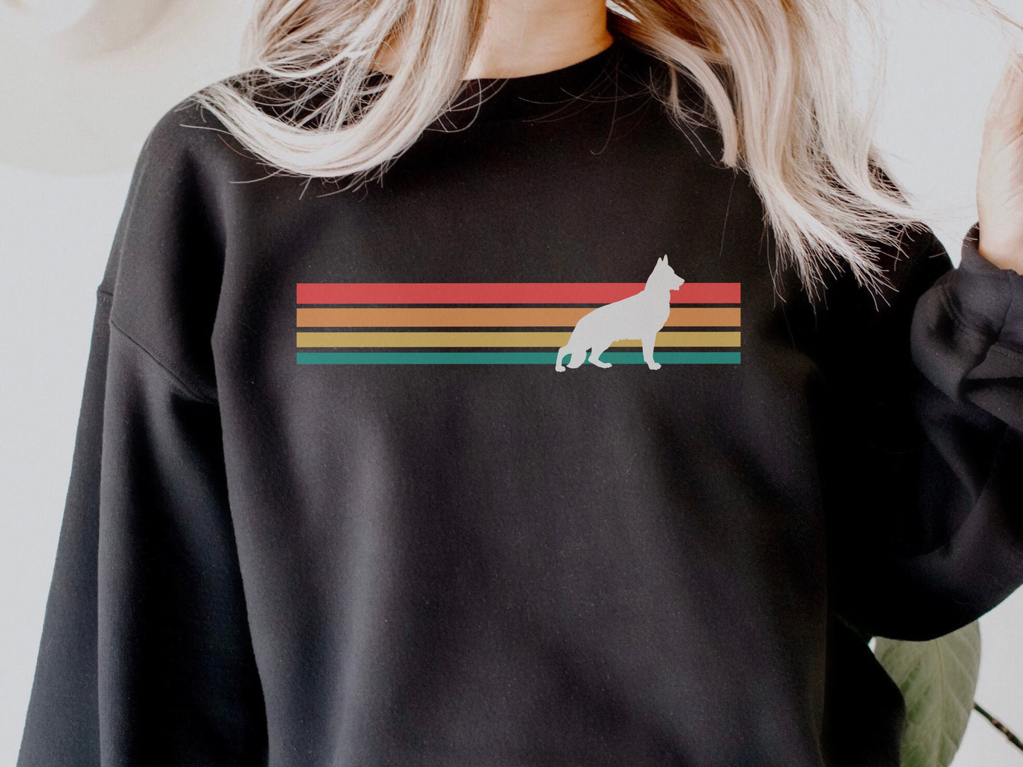 Vintage style German Shepherd Dog Mom Sweatshirt