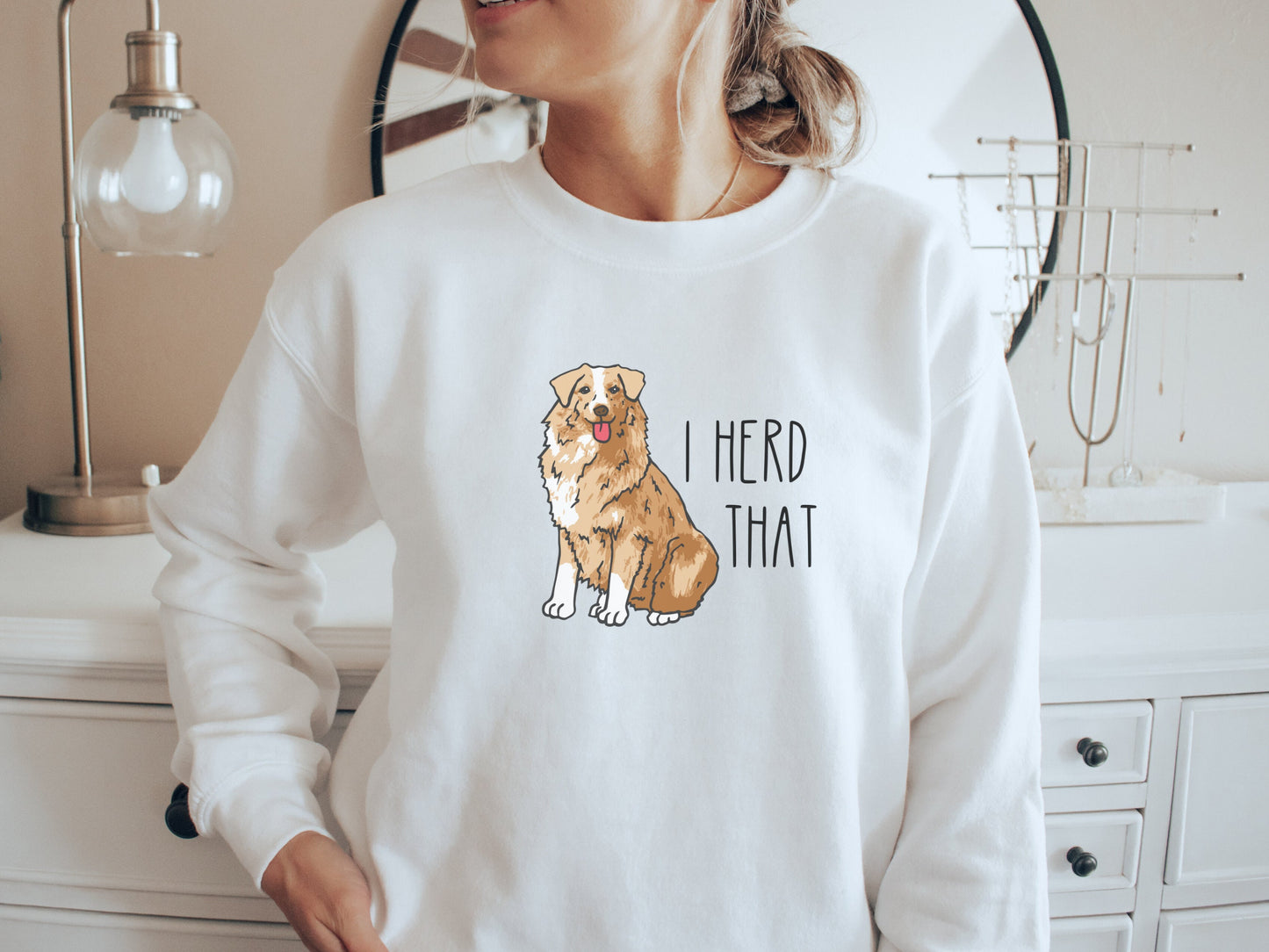 Funny Australian Shepherd Dog Mom Sweatshirt