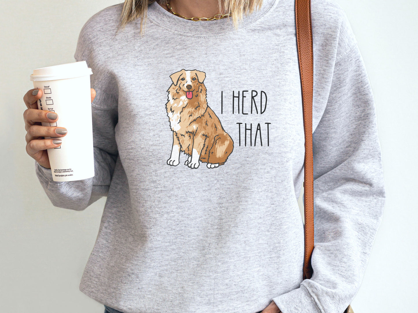 Funny Australian Shepherd Dog Mom Sweatshirt