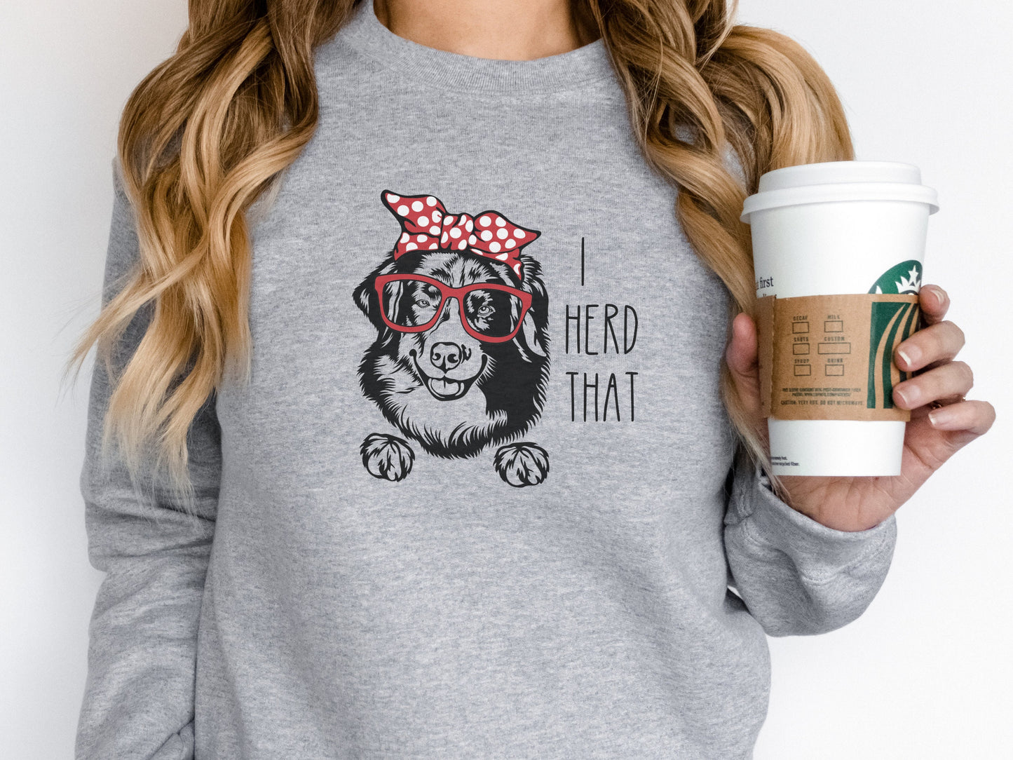 Funny Australian Shepherd Dog Mom Sweatshirt