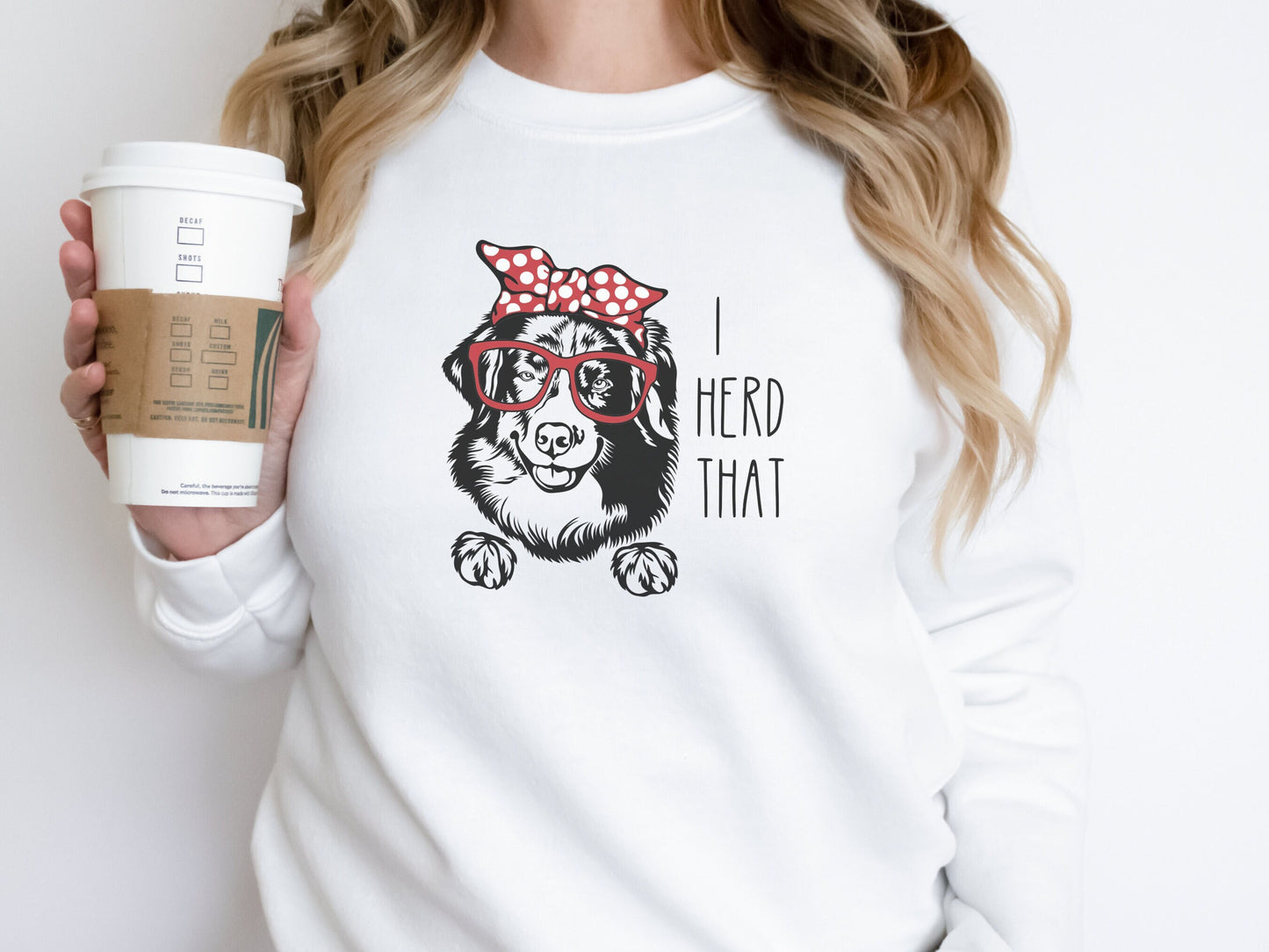Funny Australian Shepherd Dog Mom Sweatshirt