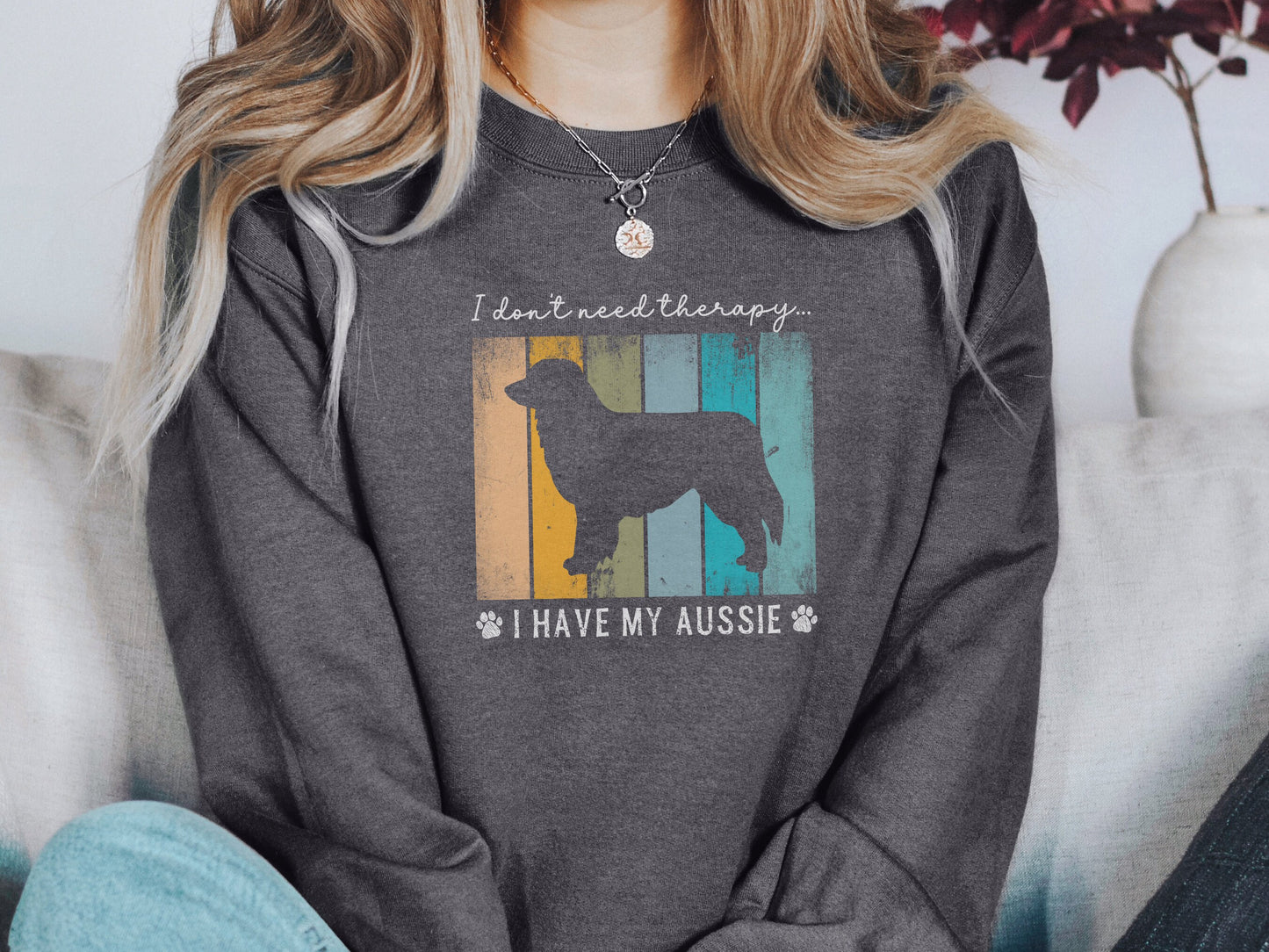 Funny Australian Shepherd Mom Sweatshirt