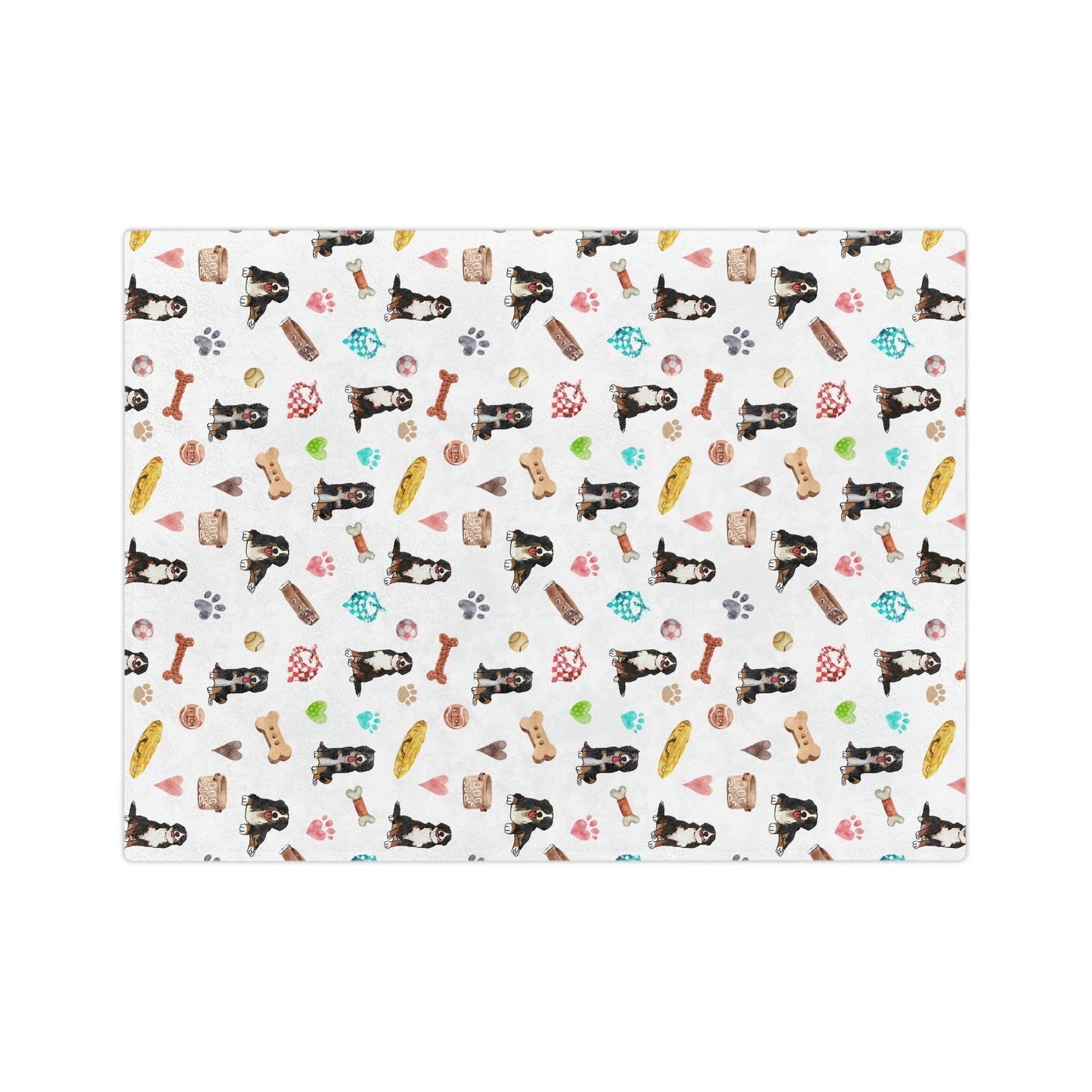 Bernese Mountain Dog Minky Blanket