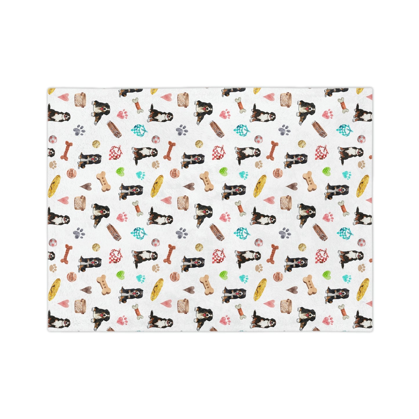 Bernese Mountain Dog Minky Blanket