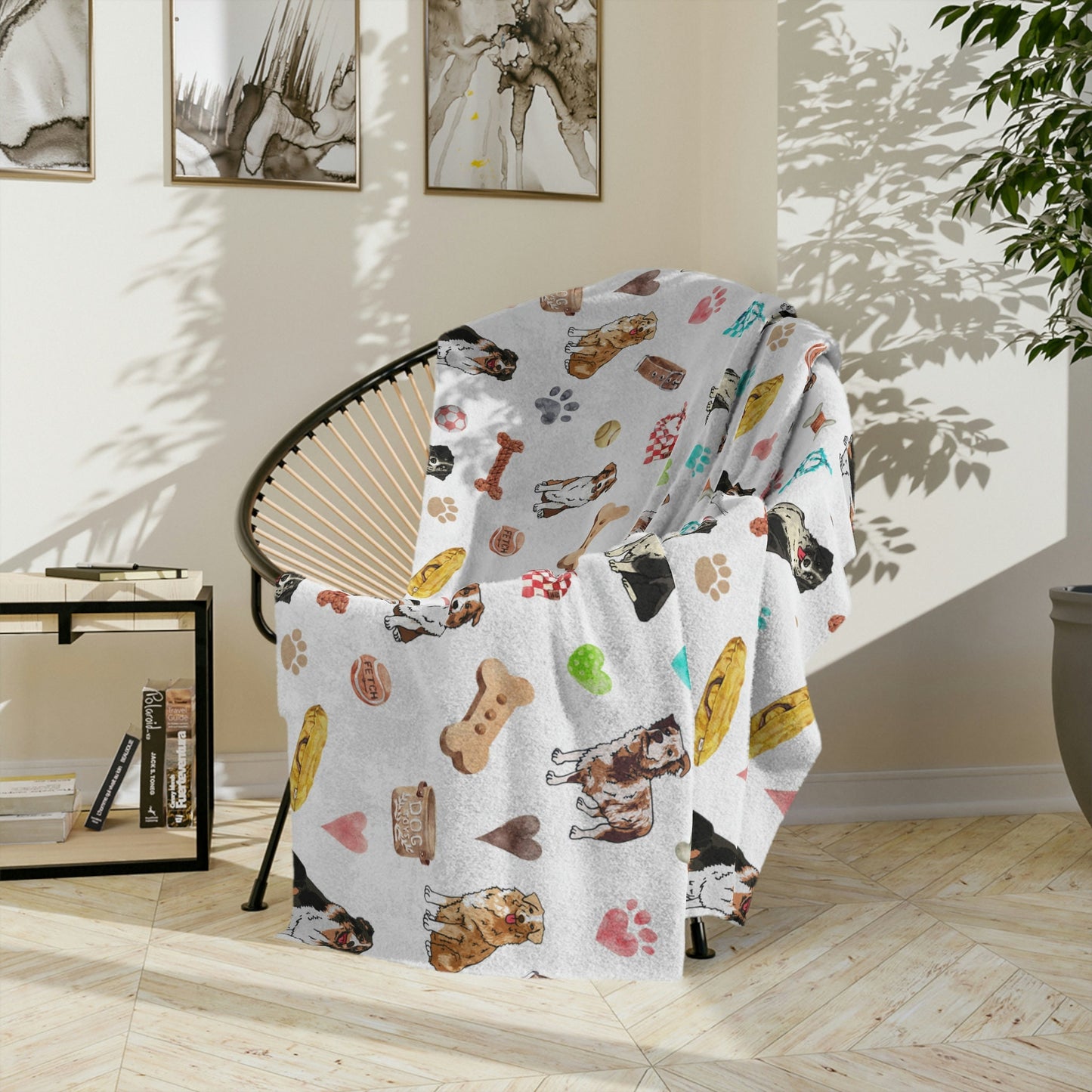 Australian Shepherd Dog Minky Blanket