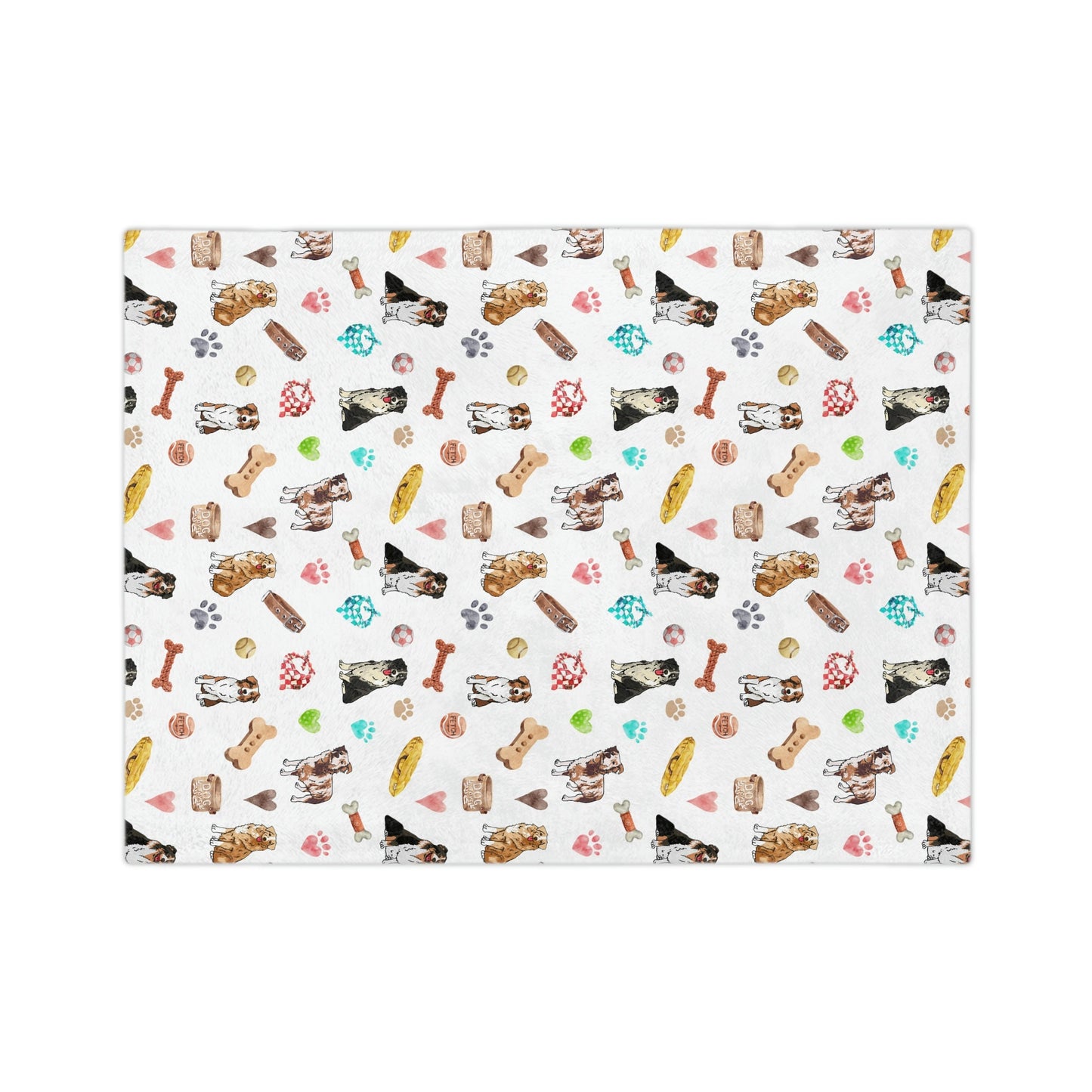 Australian Shepherd Dog Minky Blanket