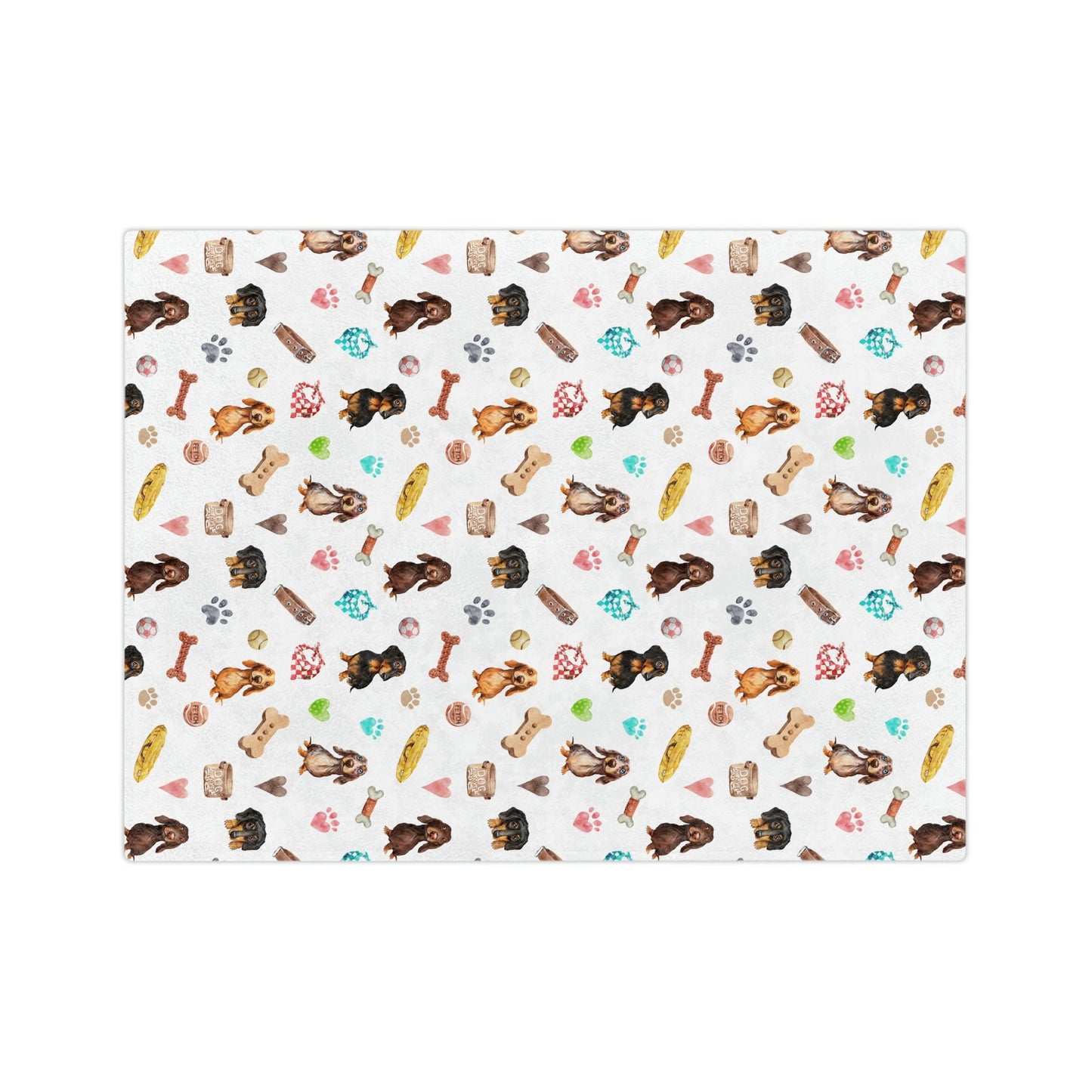 Dachshund Dog Minky Blanket