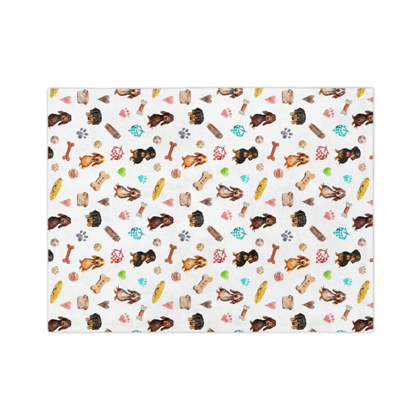 Dachshund Dog Minky Blanket
