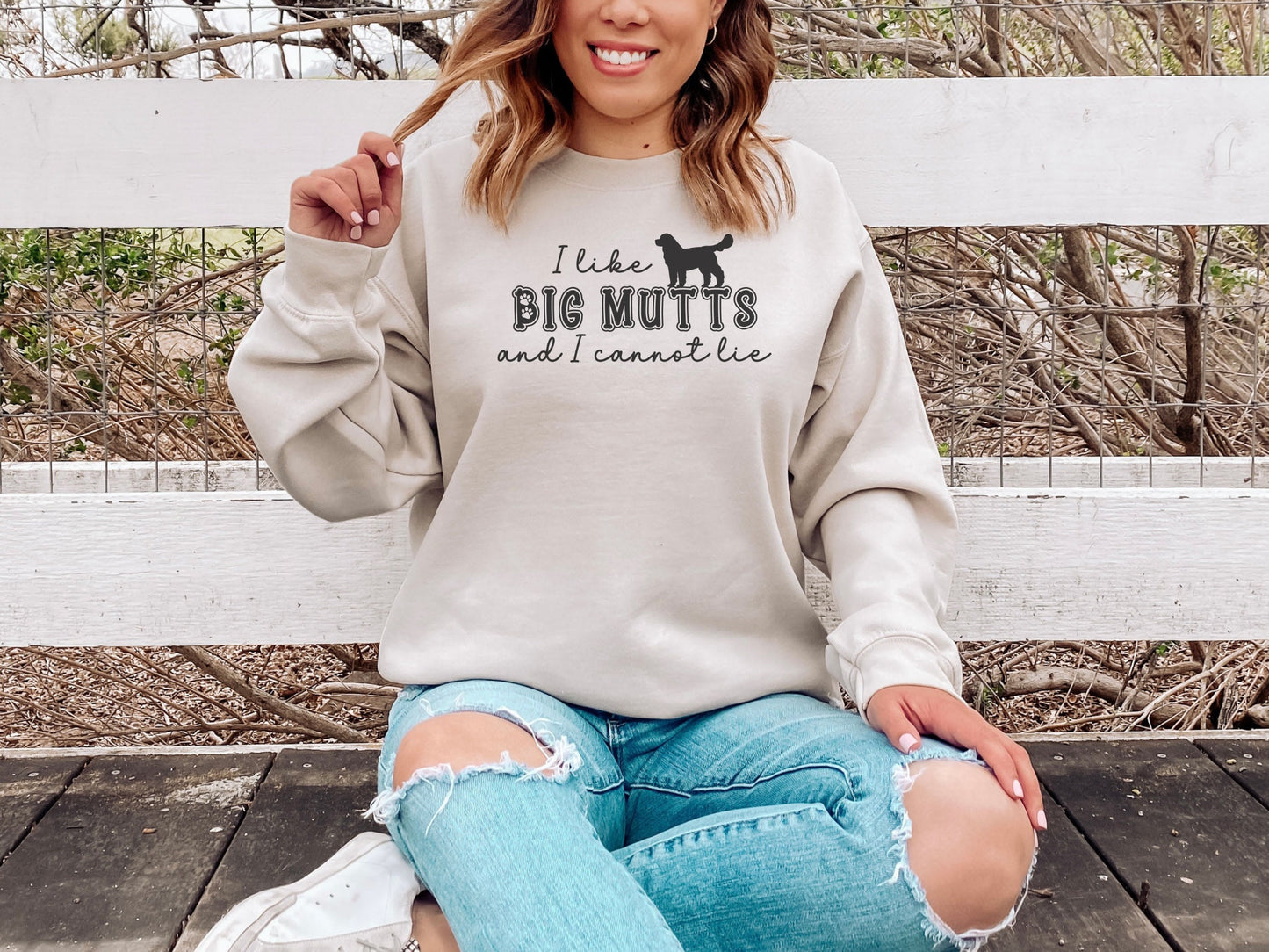 Funny Newfie Dog Mom Sweatshirt