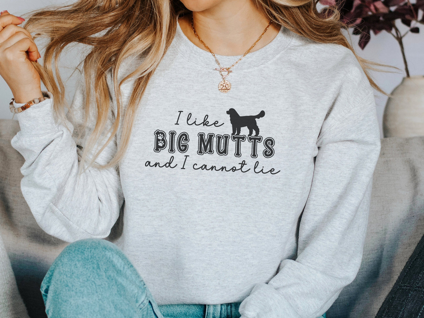Funny Newfie Dog Mom Sweatshirt