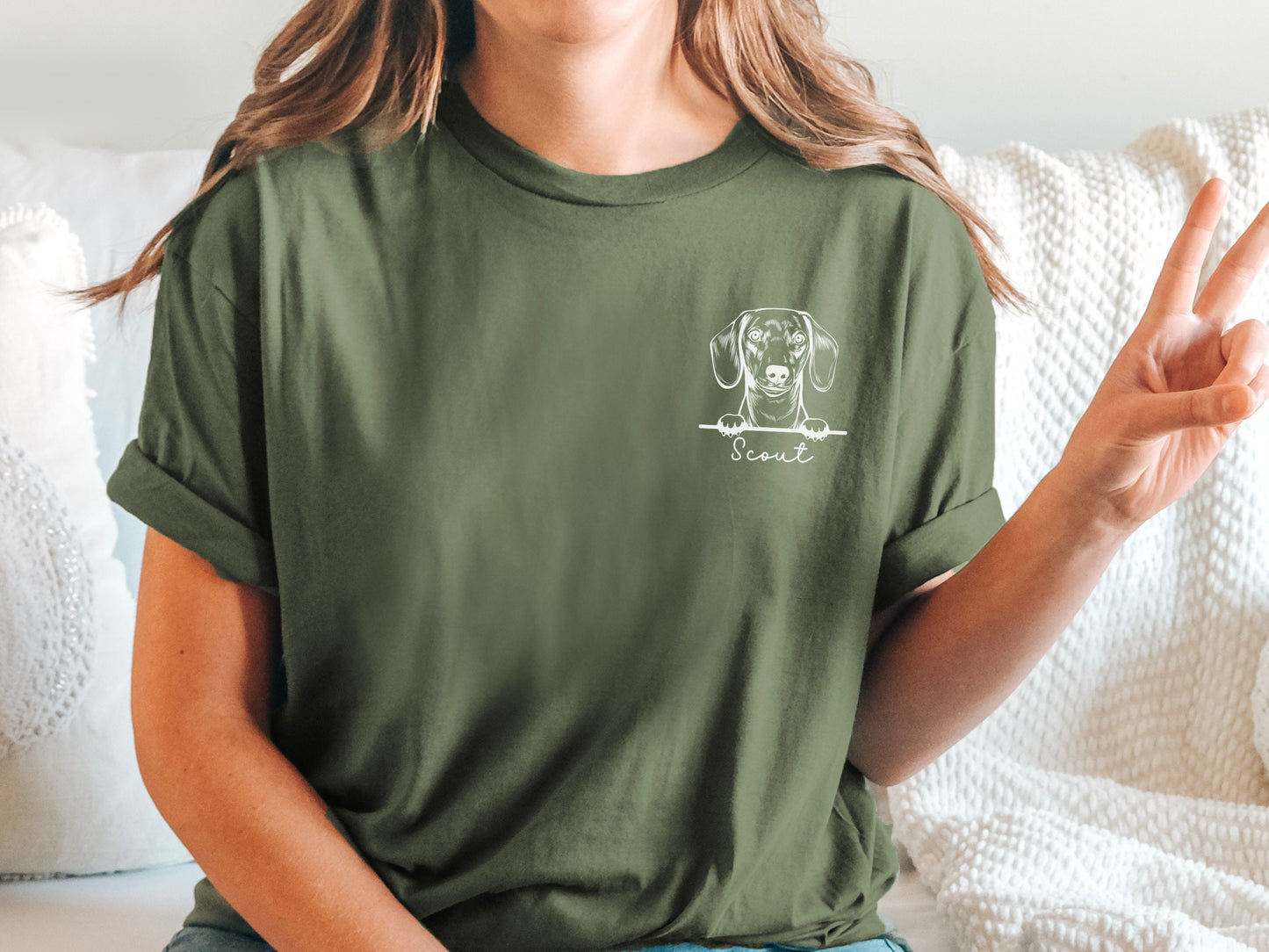 Personalized Dachshund T-shirt