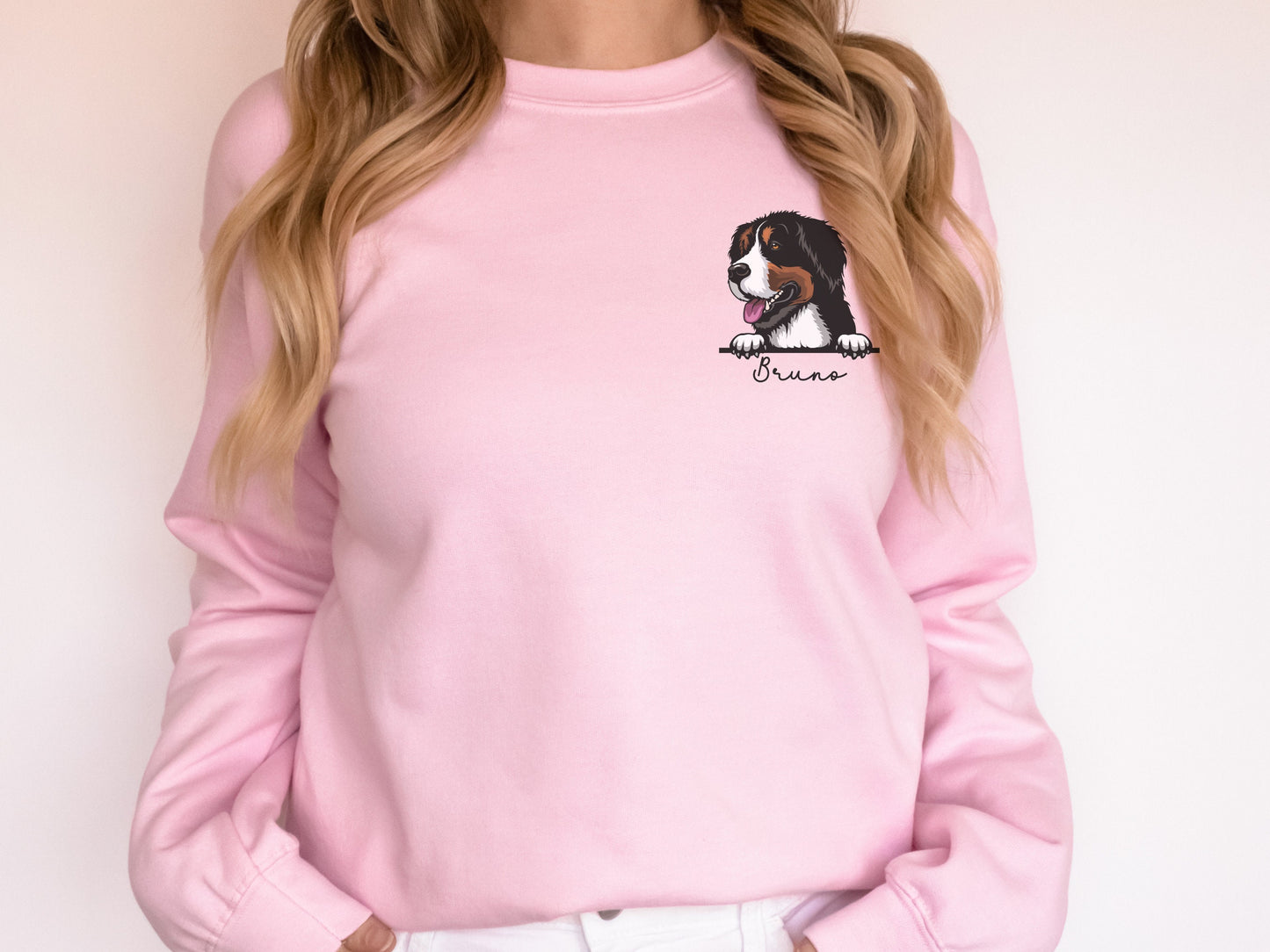Personalized Bernese Mountain Dog Sweatshirt