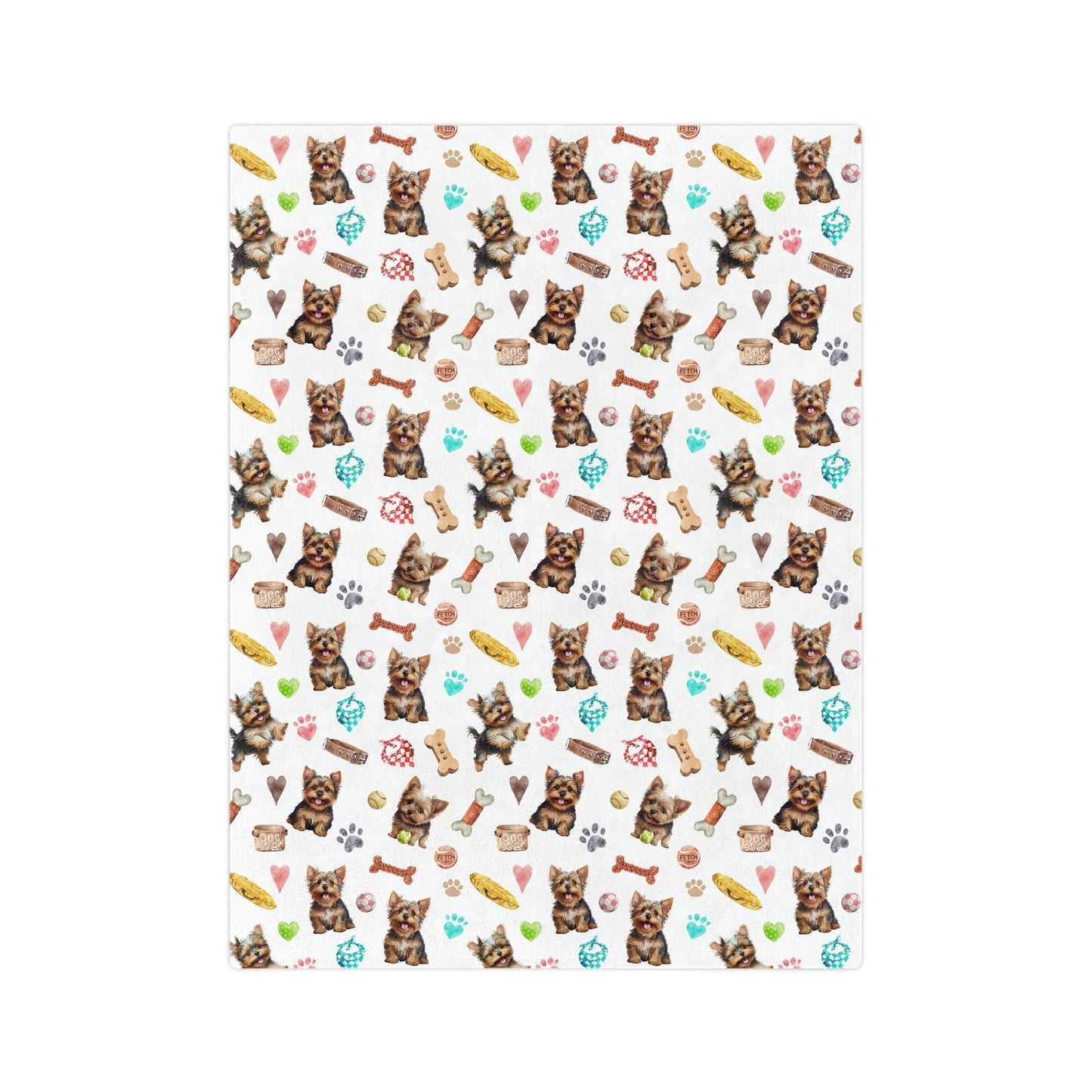 Yorkie Dog Blanket