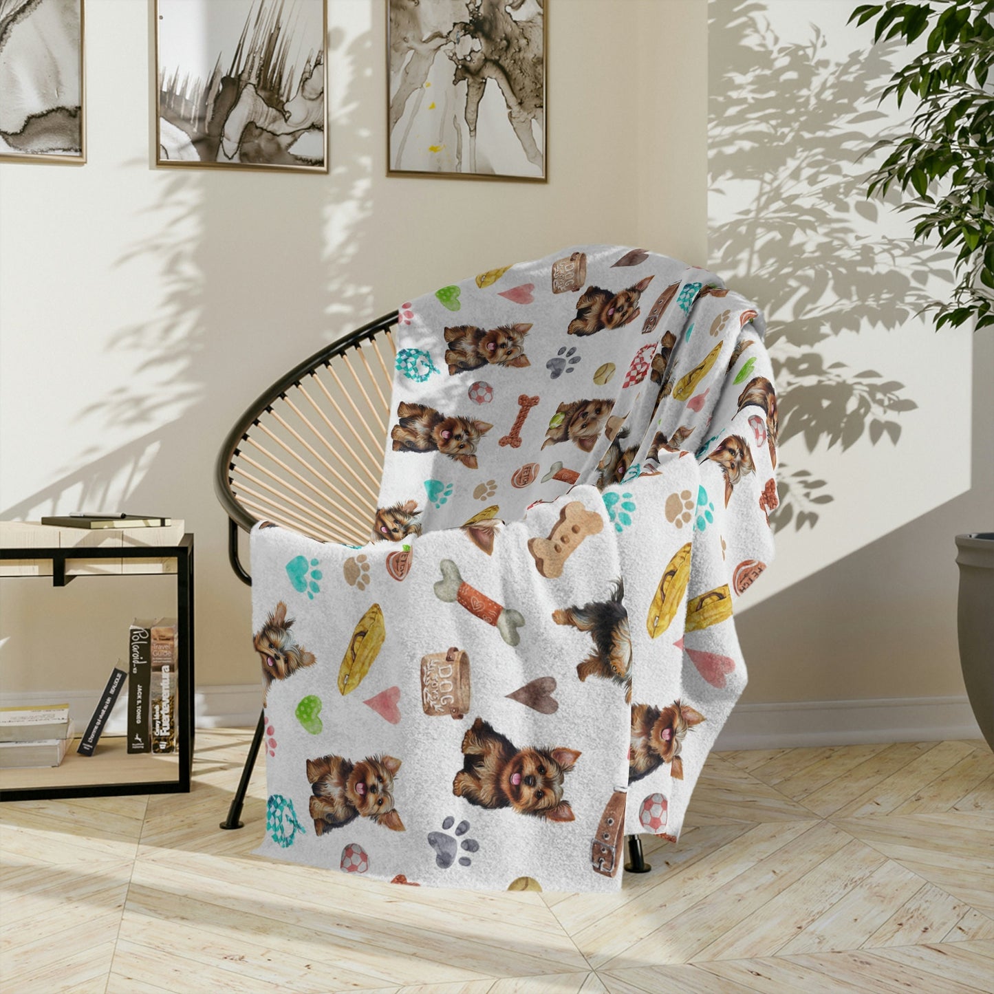 Yorkie Dog Blanket