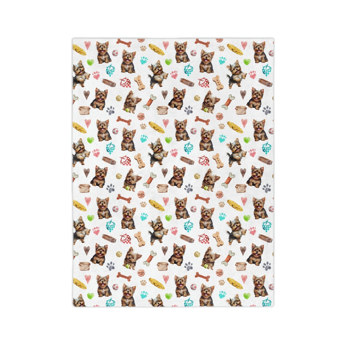 Yorkie Dog Blanket