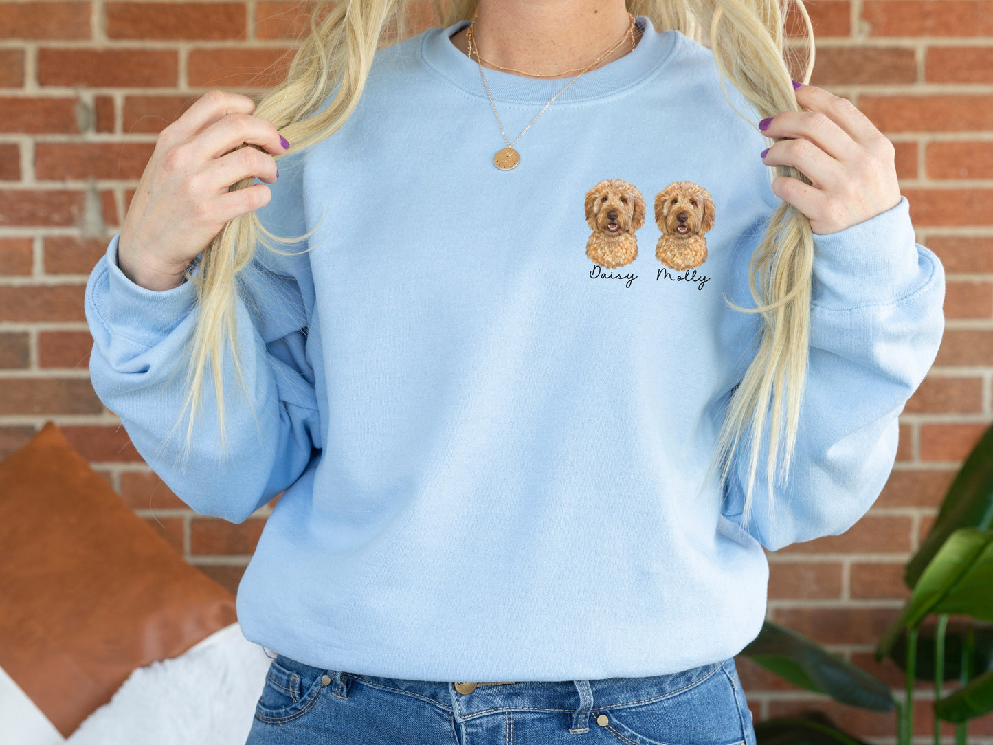 Personalized Multiple Goldendoodle Sweatshirt