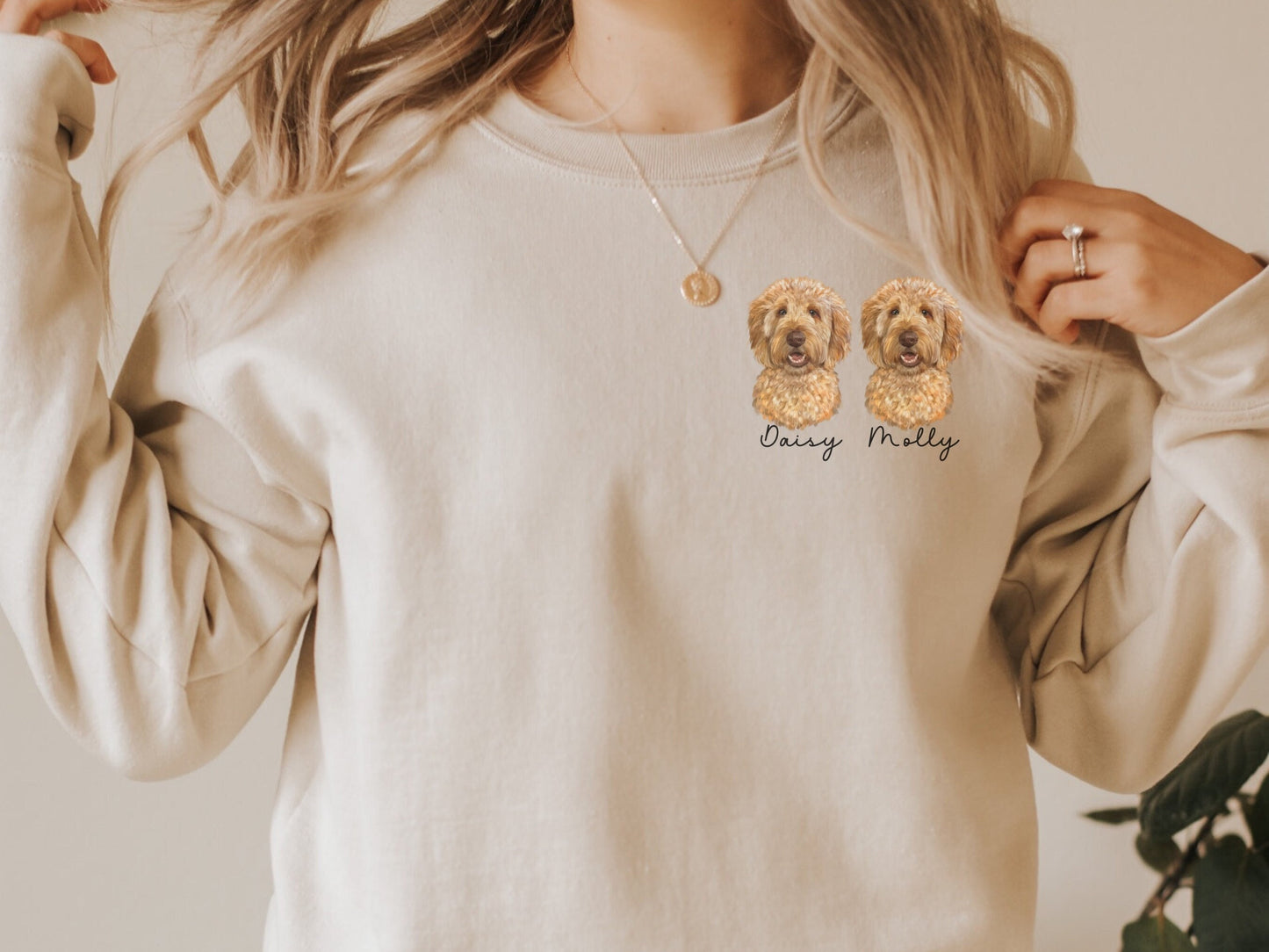 Personalized Multiple Goldendoodle Sweatshirt