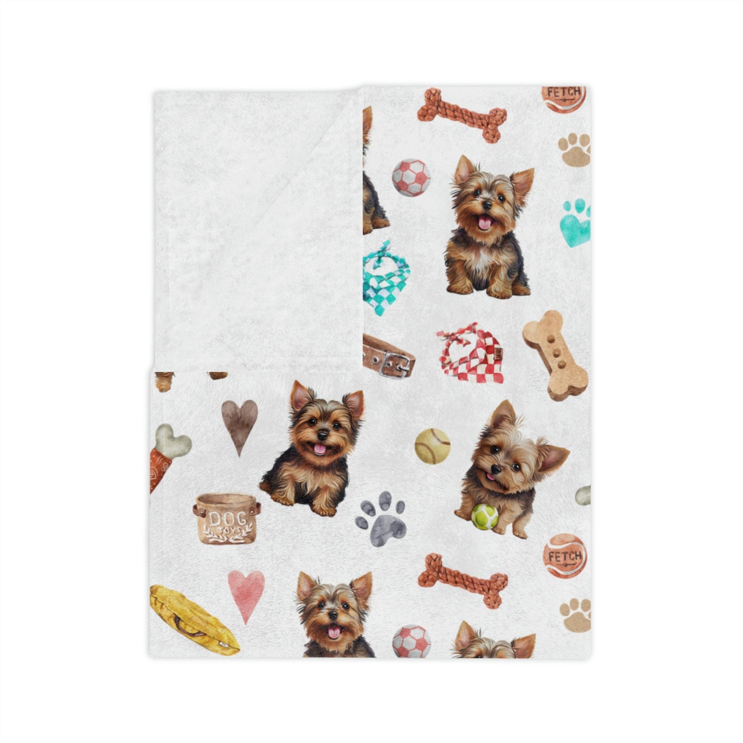 Yorkie Dog Blanket
