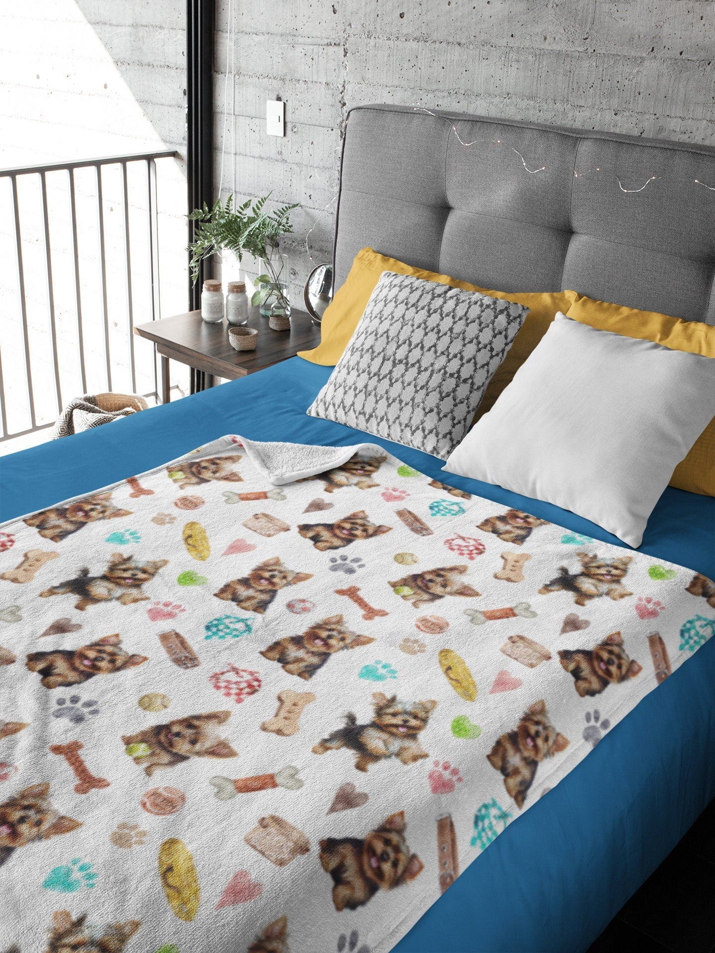 Yorkie Dog Blanket