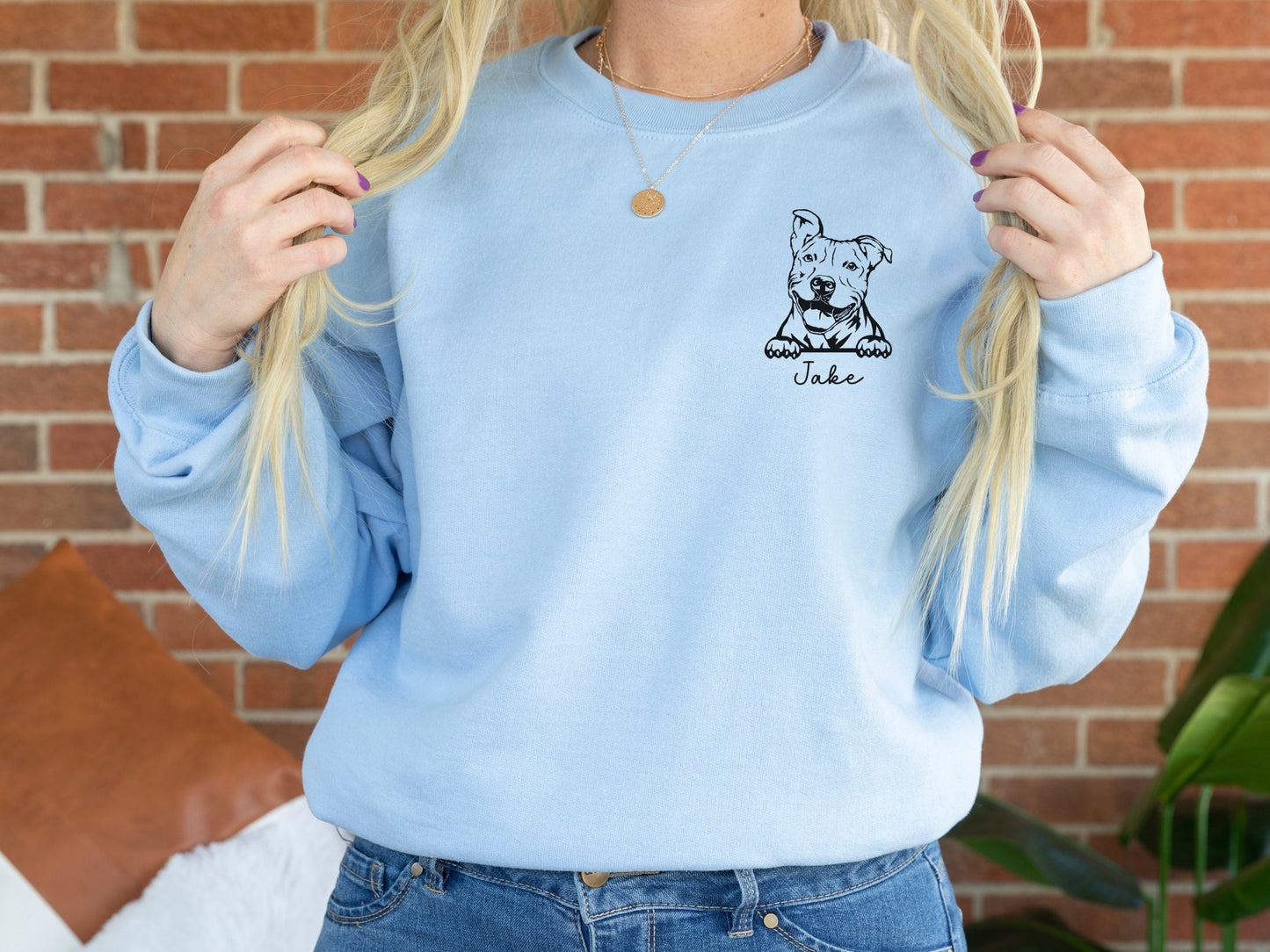 Personalized Pit Bull Sweatshirt