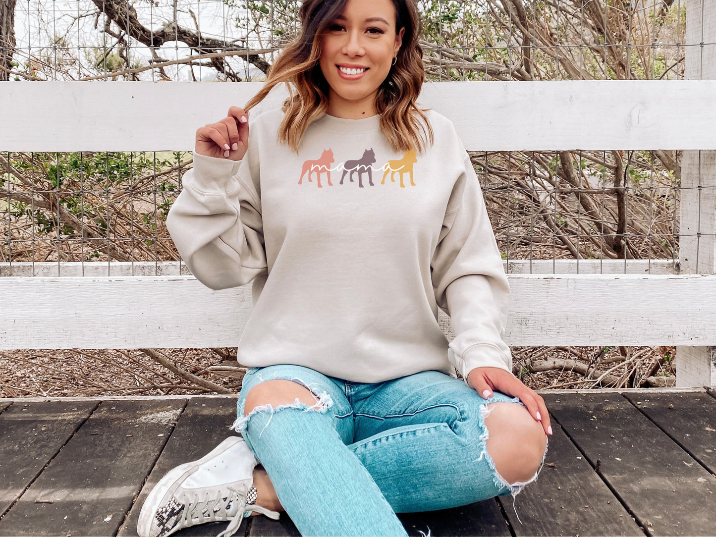 Pit Bull Mama Sweatshirt