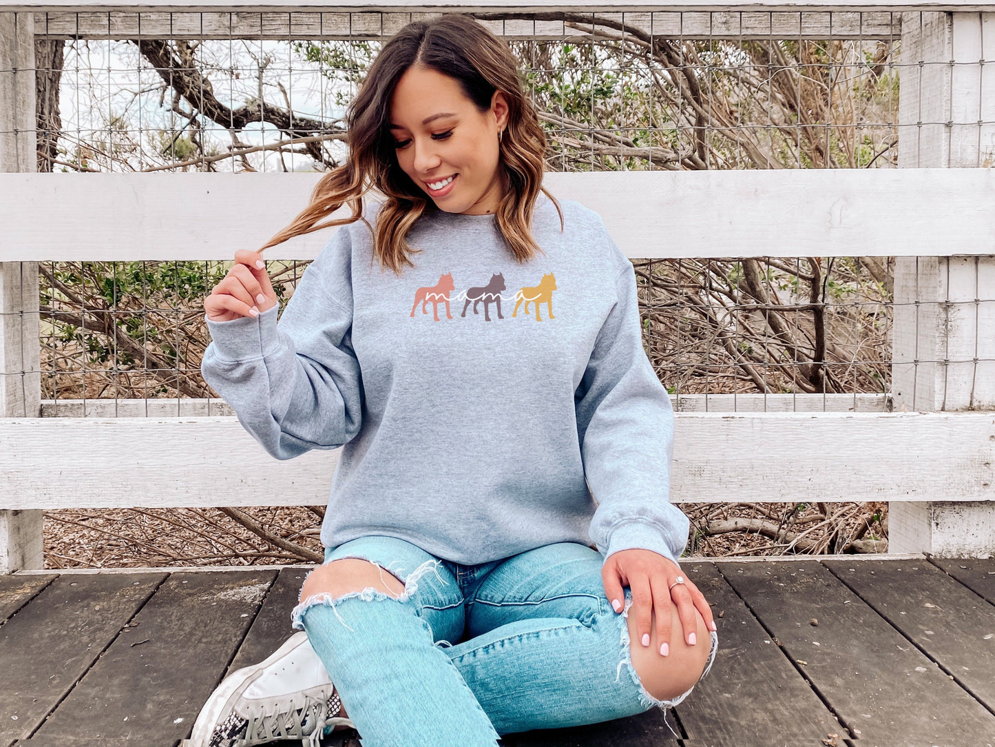 Pit Bull Mama Sweatshirt