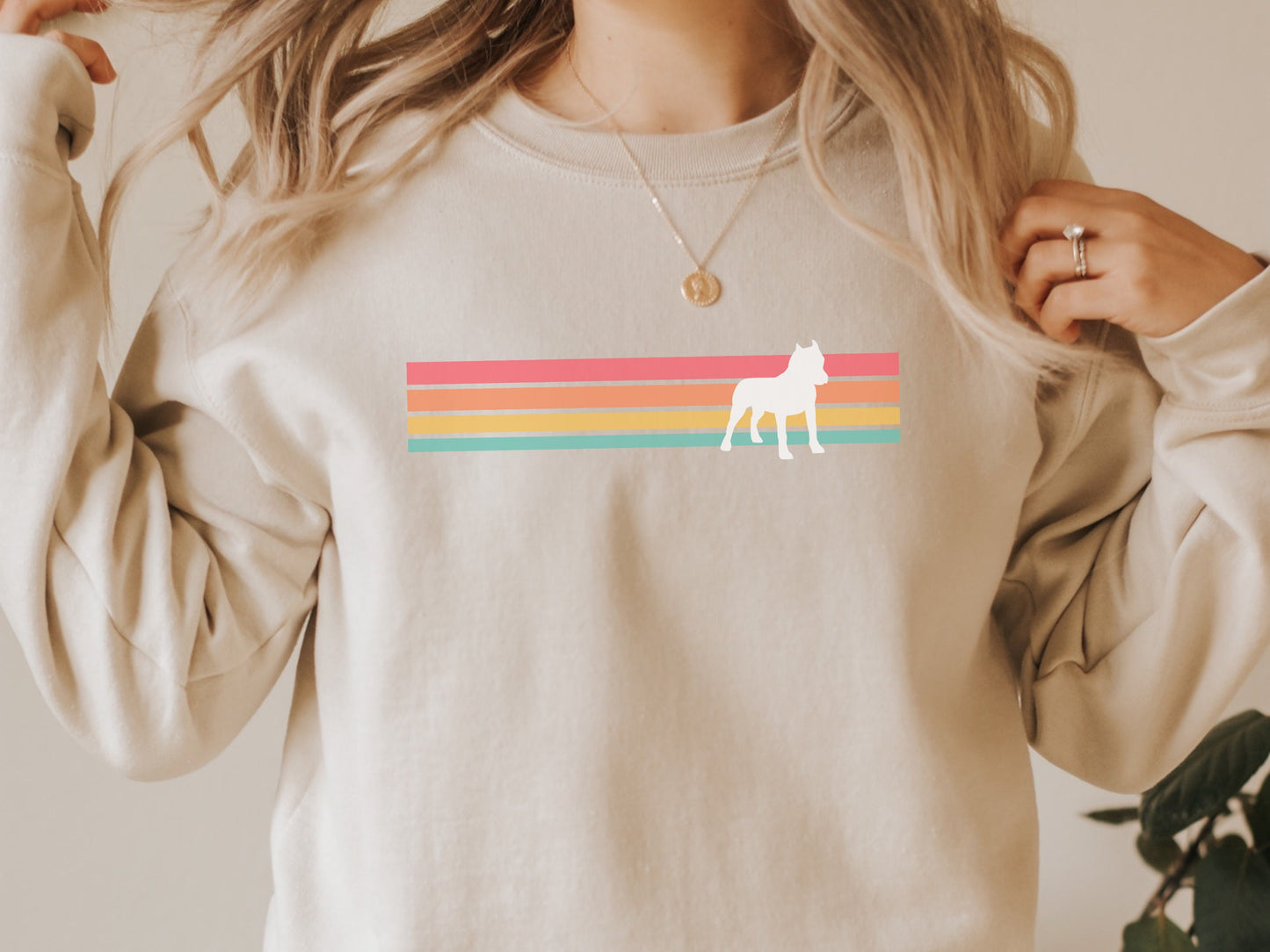 Retro Pit Bull Sweatshirt