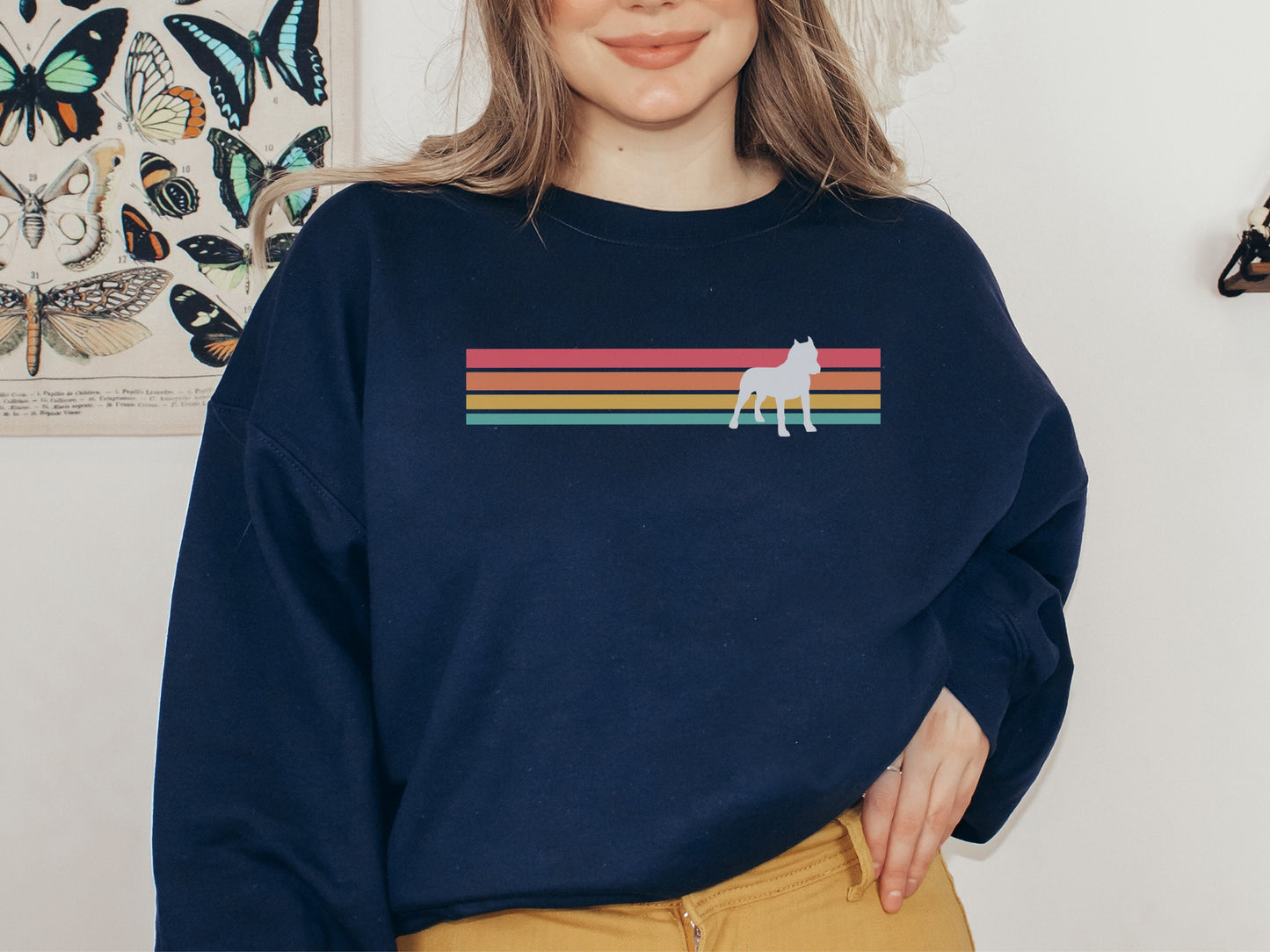Retro Pit Bull Sweatshirt