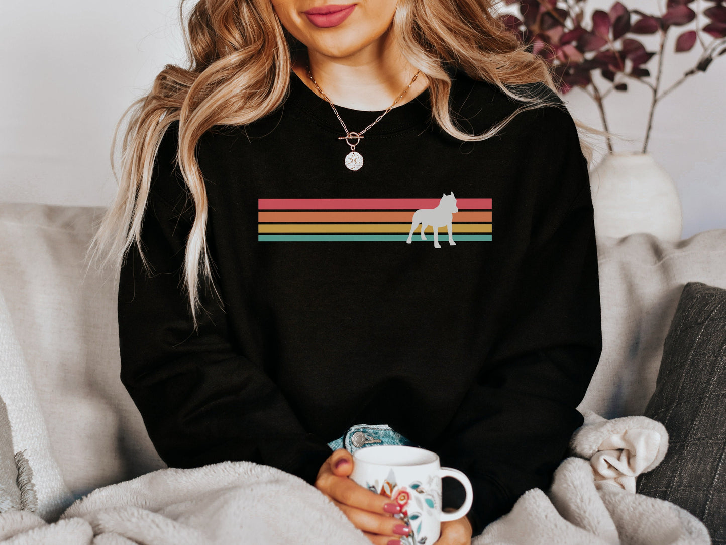 Retro Pit Bull Sweatshirt