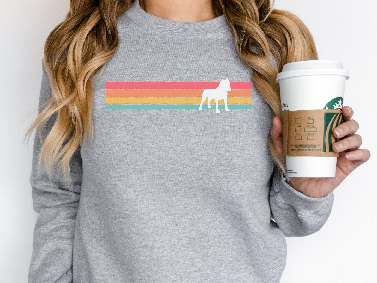 Retro Pit Bull Sweatshirt