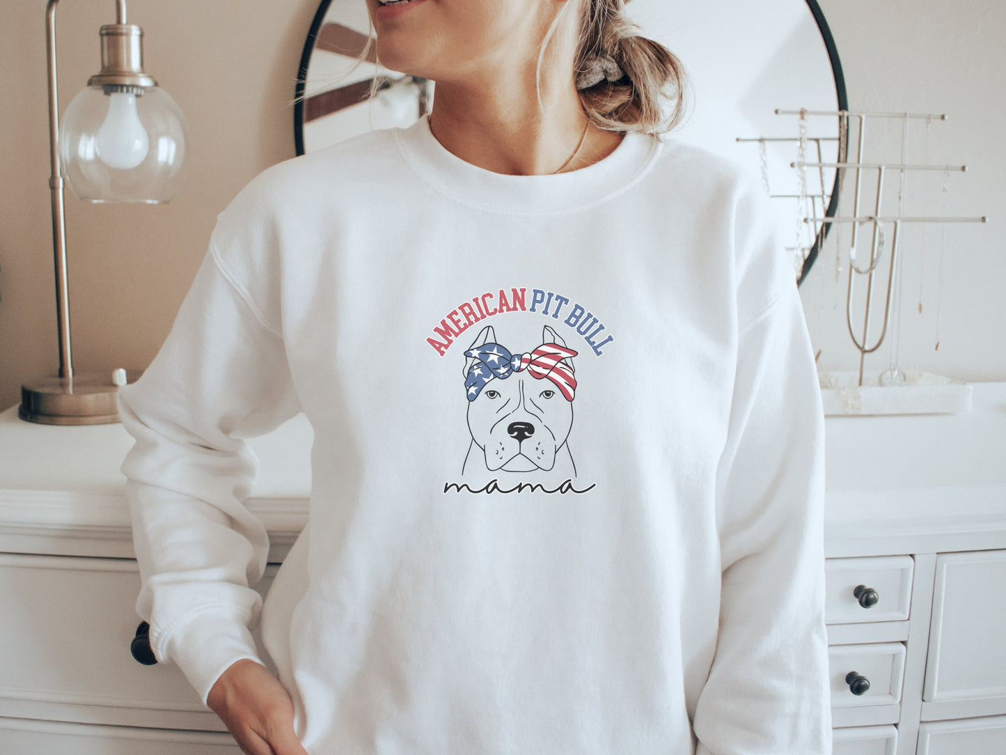4th of July Pit Bull Sweatshirt