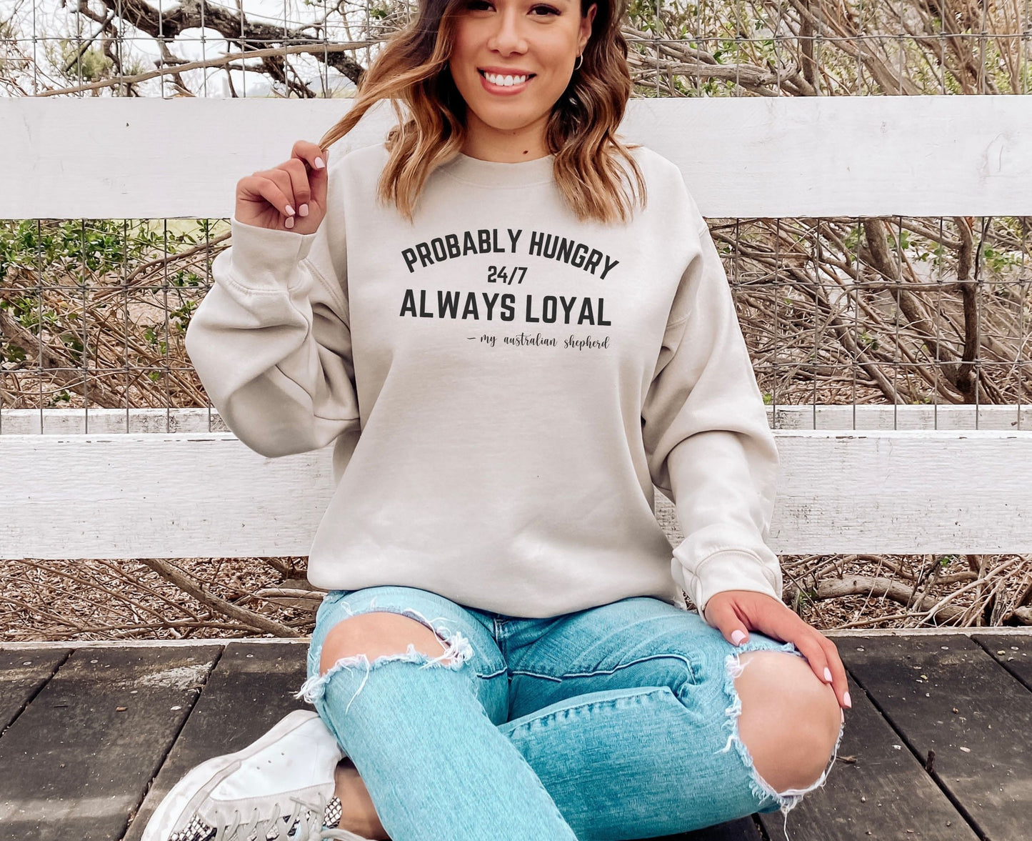Funny Australian Shepherd Mom Sweatshirt