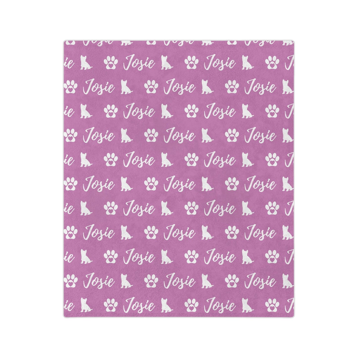 Personalized Yorkie Dog Blanket
