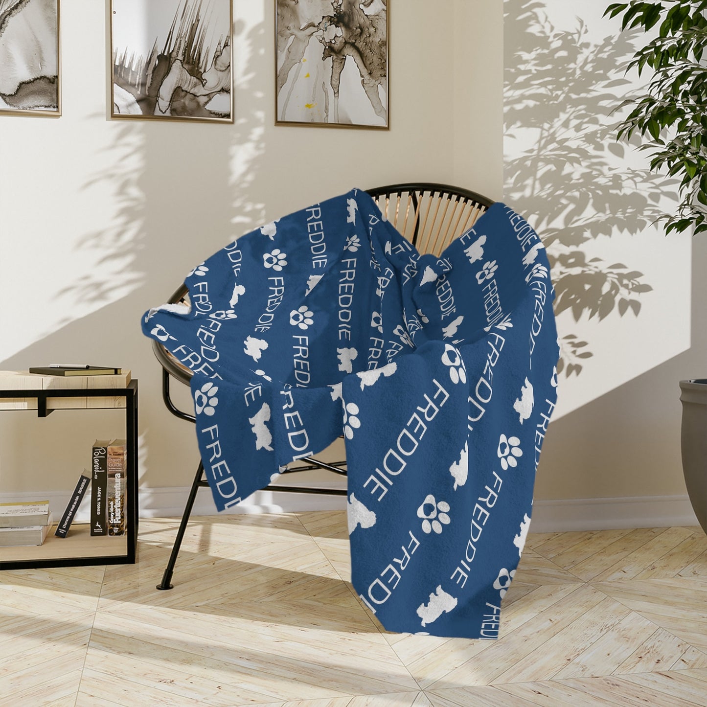 Personalized Maltipoo Dog Blanket