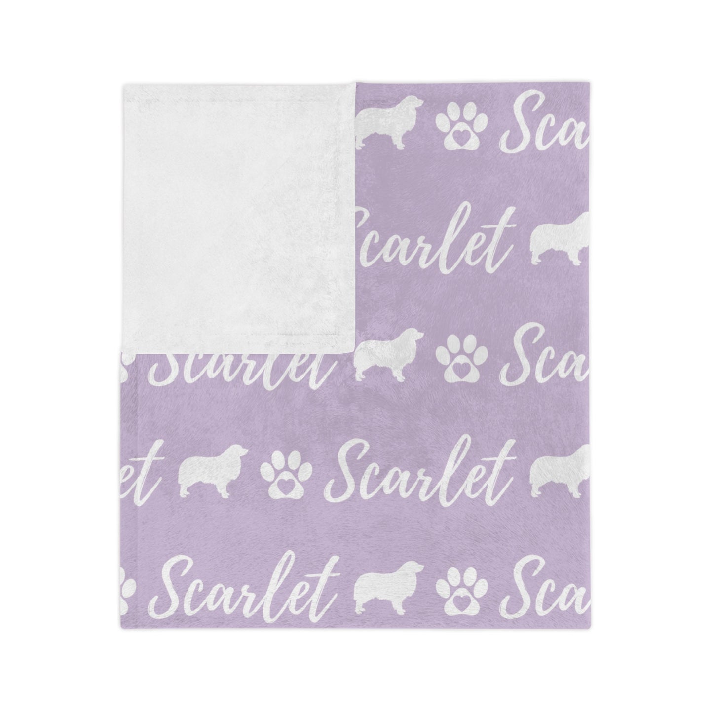 Personalized Australian Shepherd Dog Blanket