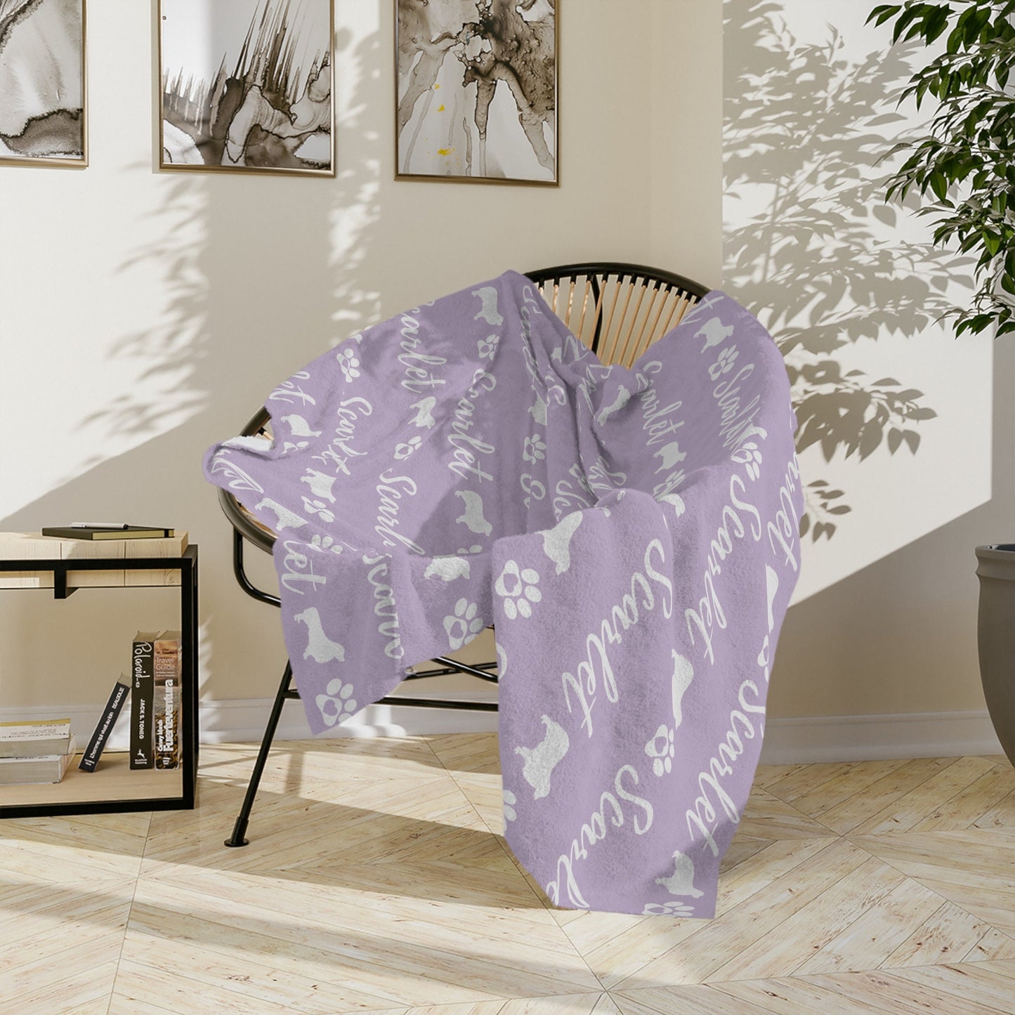 Personalized Australian Shepherd Dog Blanket