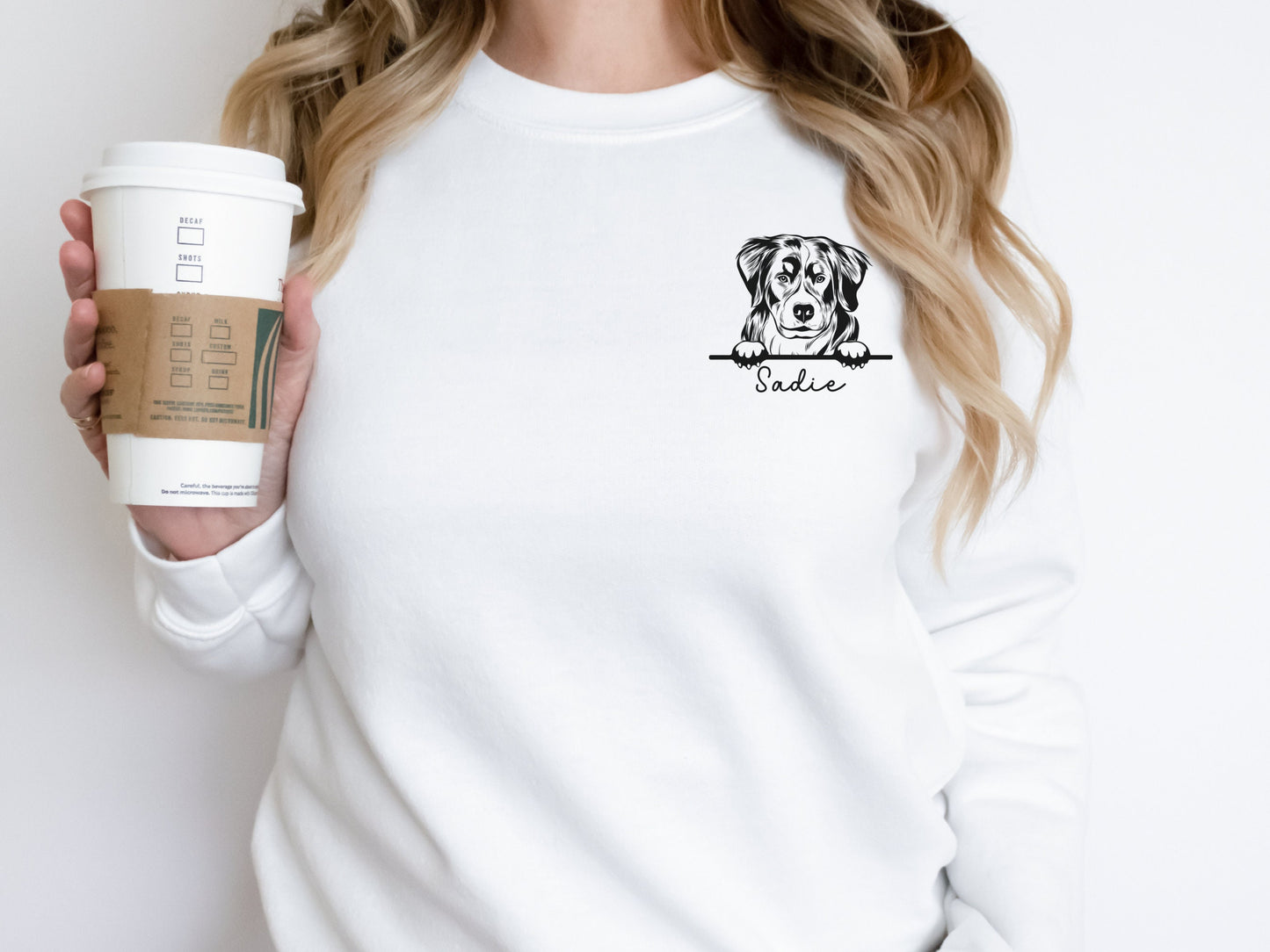 Personalized Bernese Mountain Dog Sweatshirt