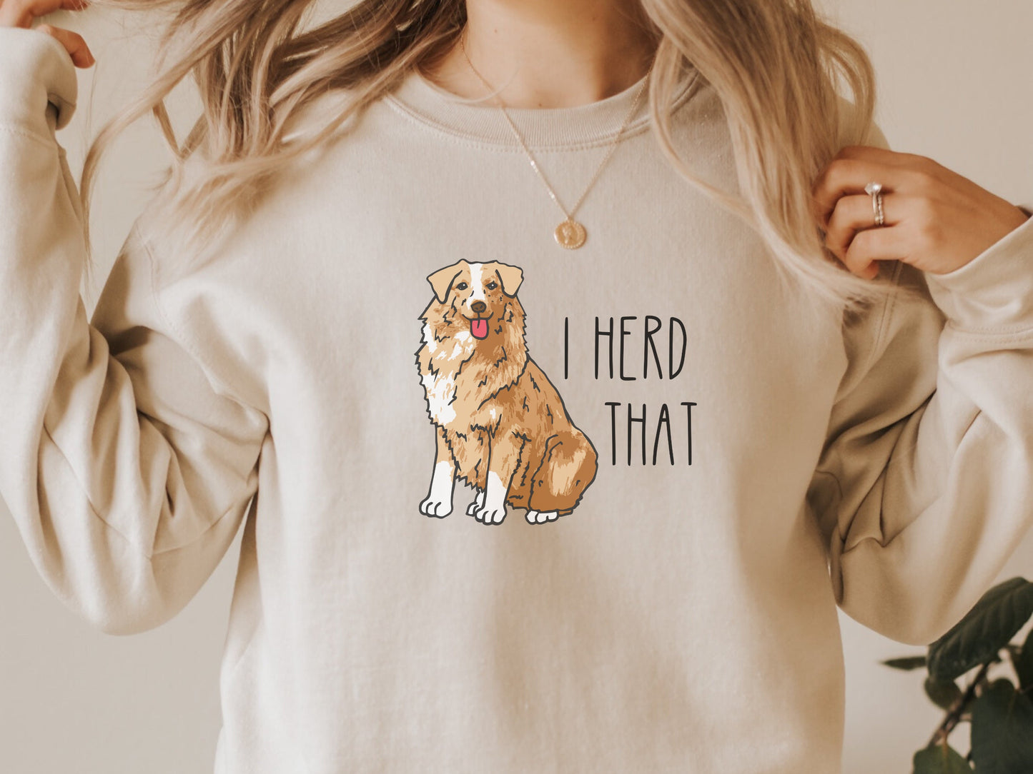 Funny Australian Shepherd Dog Mom Sweatshirt