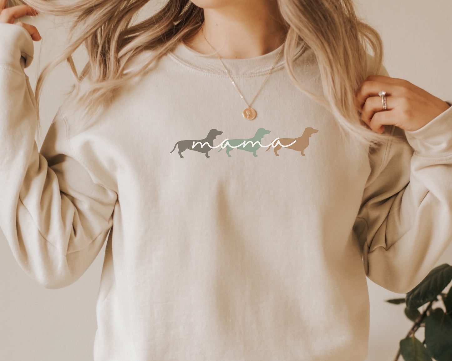 Cute Dachshund Mom Sweatshirt