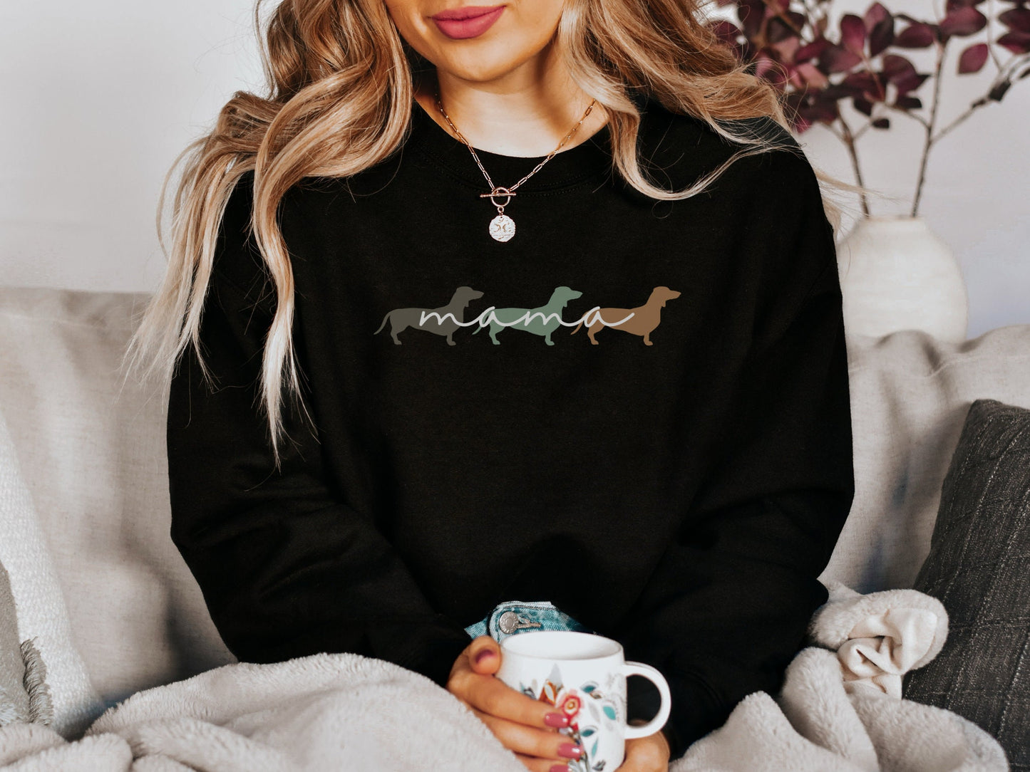 Cute Dachshund Mom Sweatshirt
